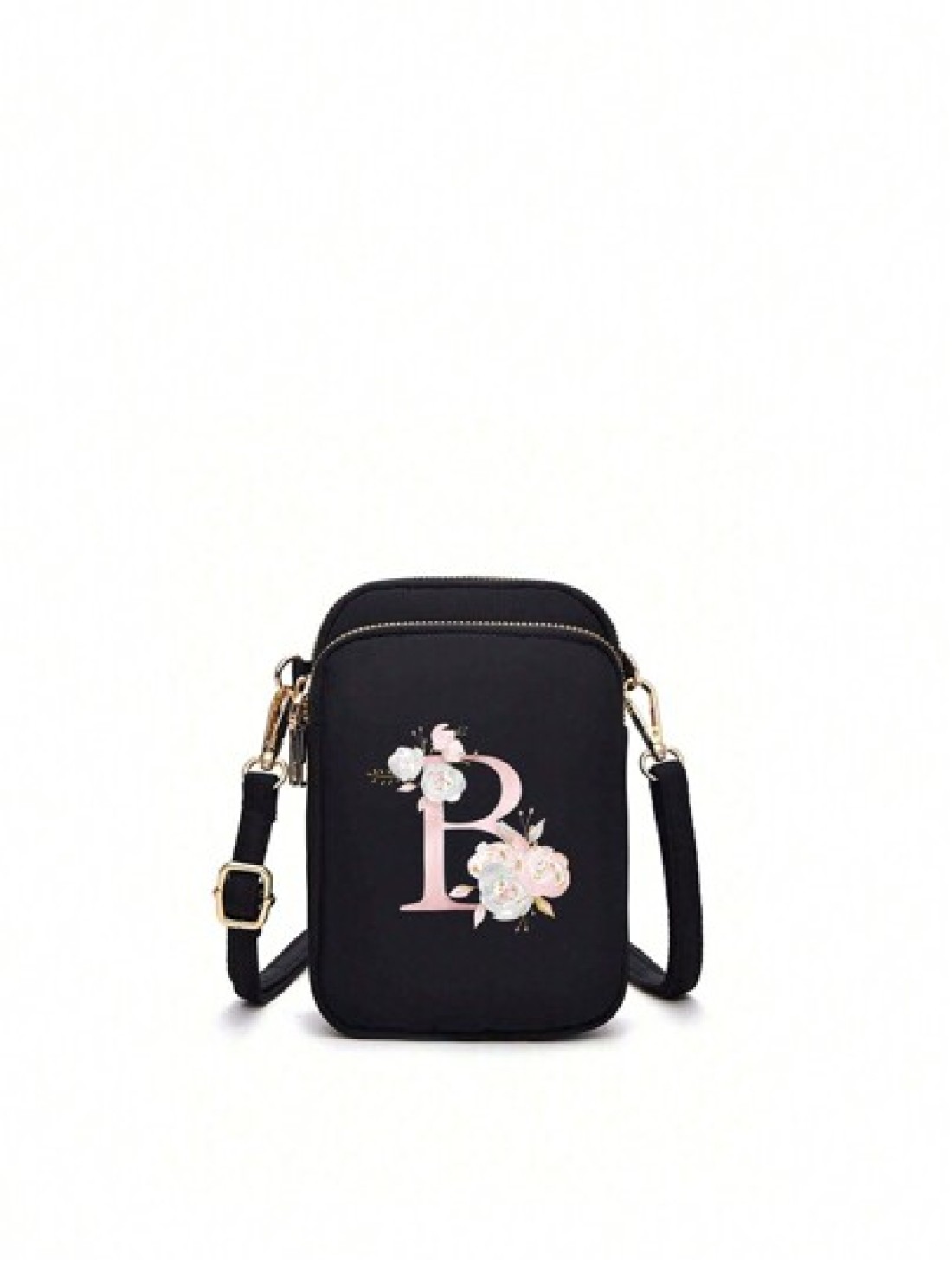 1pc Fashionable And Simple Cross Body Walking Mini Bag Vertical Coin Purse With Mobile Phone Pocket Casual Travel Back To School Gift