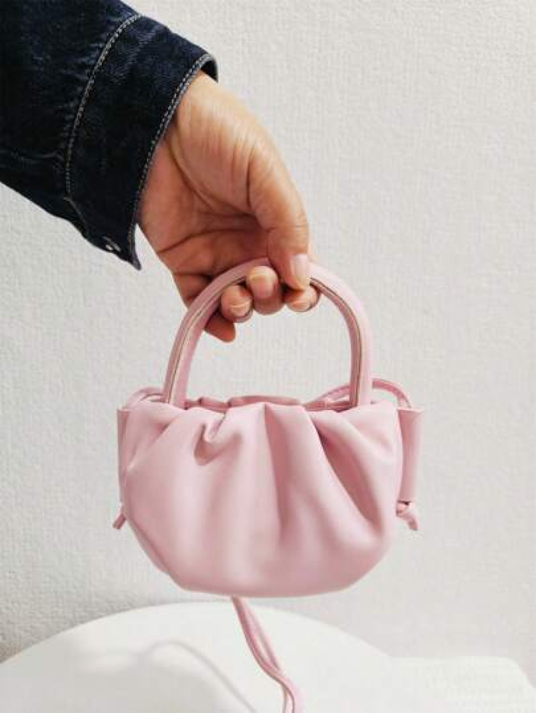 Girls Pleated Cloud Mini Messenger Bag Fashion Small Princess Handbag Gift For Girls Kids Coin Purse