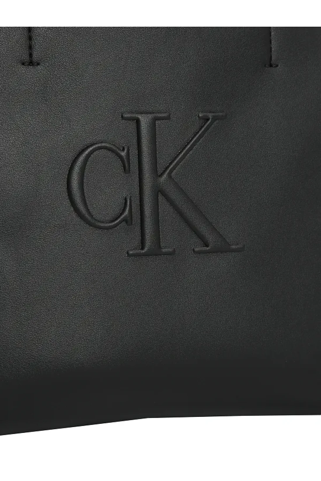 Calvin Klein حقيبة توت صغيرة للنساء بتصميم الجزر الأبيض