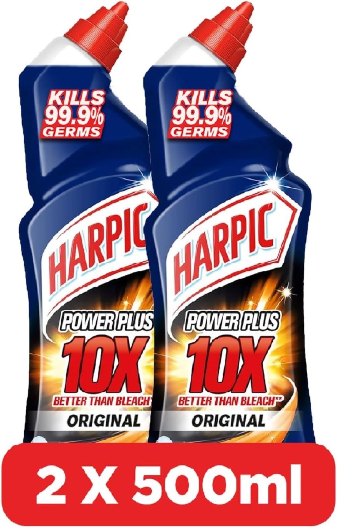 HARPIC POWER PLUS ORG T/CLEANER 2X500ML
