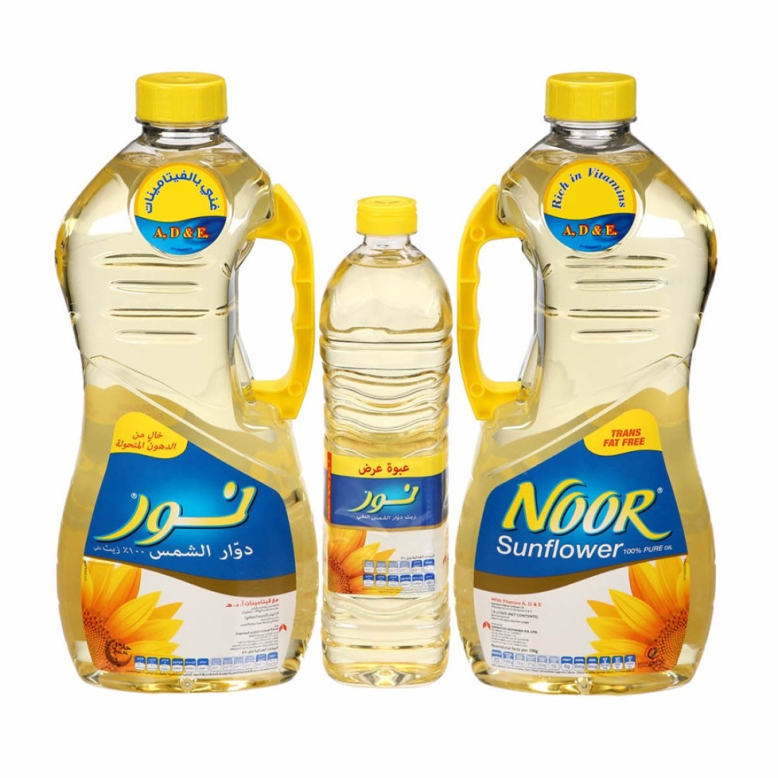 NOOR SUNFLOWER OIL2X1.8L+750ML