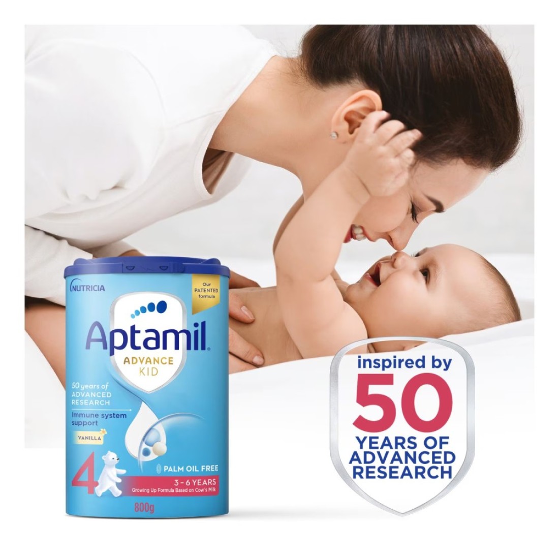 Aptamil Advance Kid Growing Up Formula Milk Stage 4 3-6 Years 800g Pack of 2