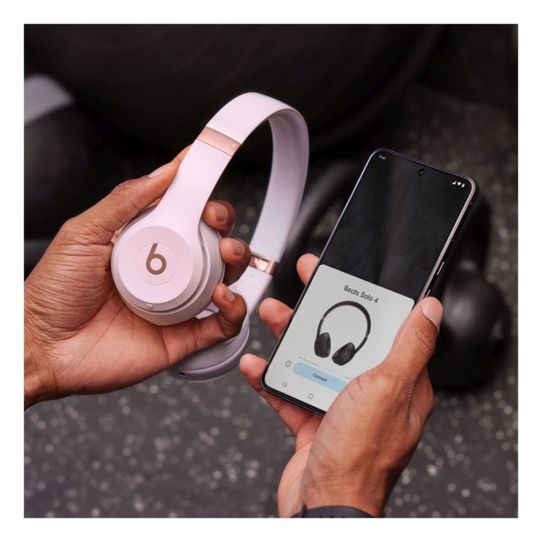 Beats Solo 4 Wireless Bluetooth On-Ear Headphones Cloud Pink