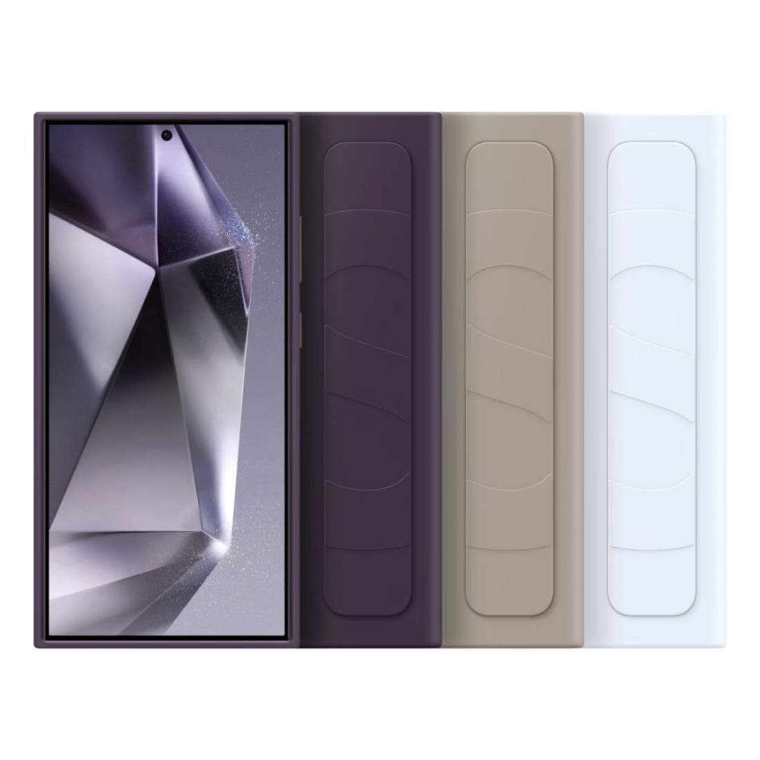 Samsung Standing Grip Case Cover for Galaxy S24 Ultra Taupe