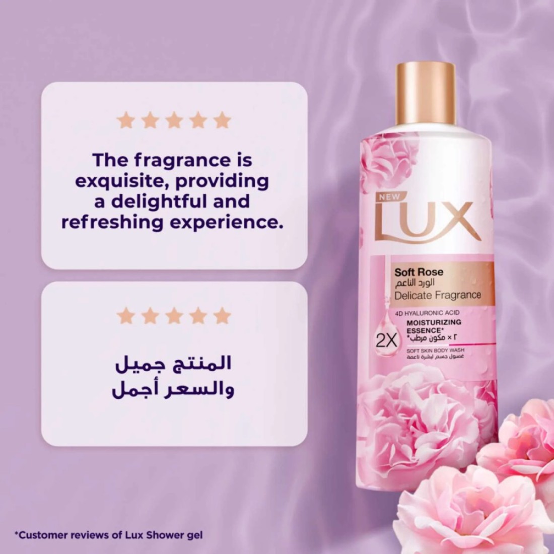 Lux Delicate Fragrance Body Wash Soft Rose 700ml