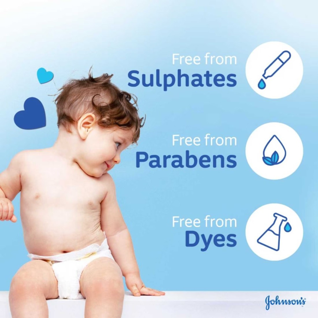 Johnson&#39;s Baby Bath NO MORE TEARS mildest formula gentle 500ml Pack of 2