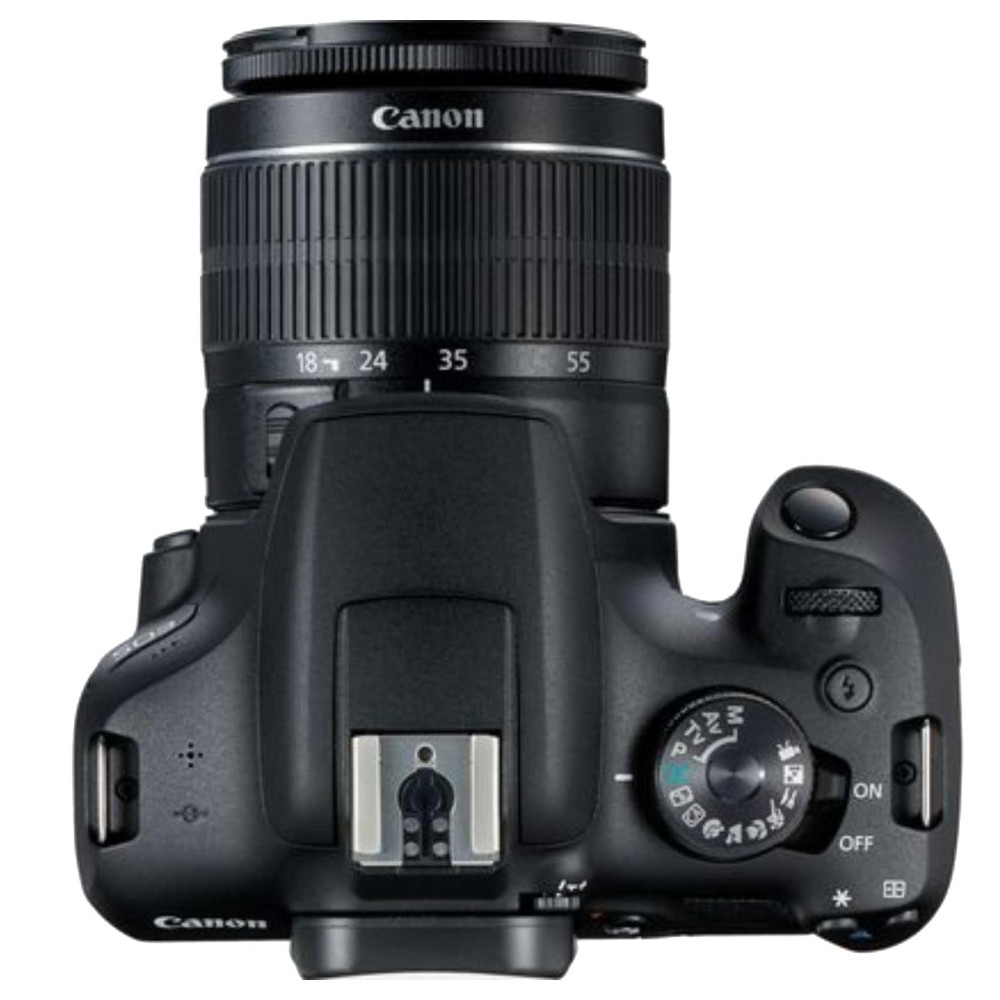 Canon EOS 2000D SLR Camera with EFS 18-55 DC III Lens Black