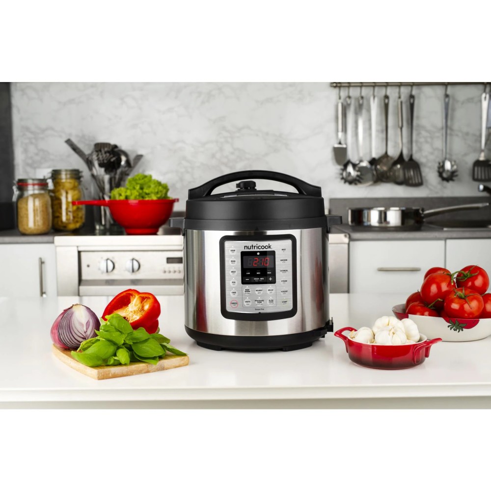 Nutricook - Smart Pot EKO Electric Cooker NC-SPEK6 Silver 6L