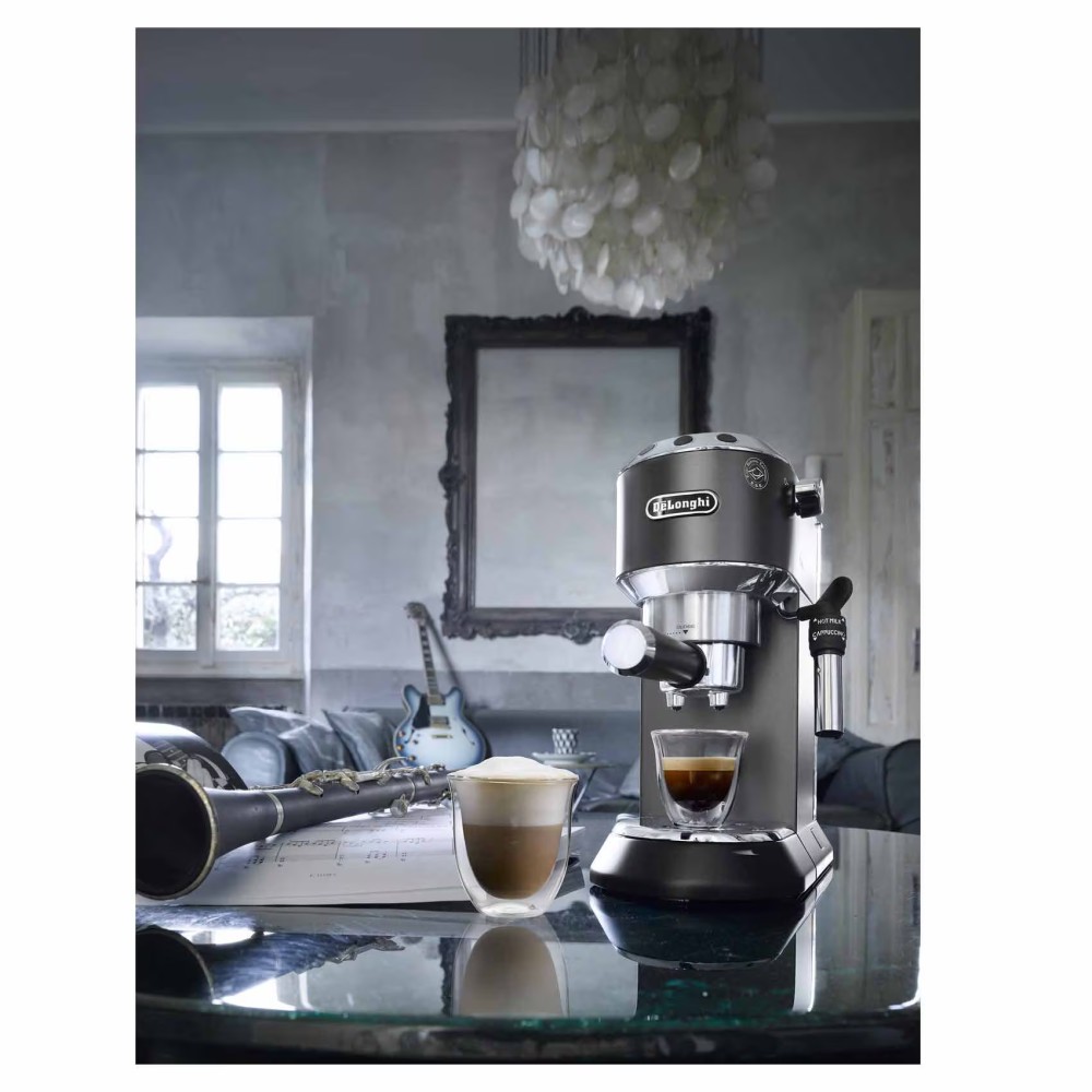 DeLonghi Espresso Coffee Machine Dedica Style Manual Barista Pump EC685.BK Black
