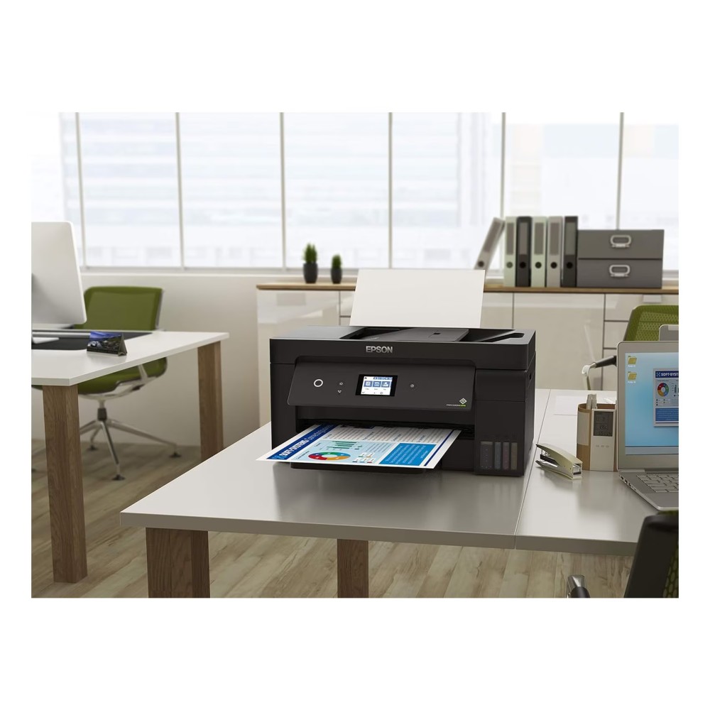 إبسون ايكوتانك L14150 طابعة واي فاي دوبلكس الكل في واحد بخزان حبر- اسود