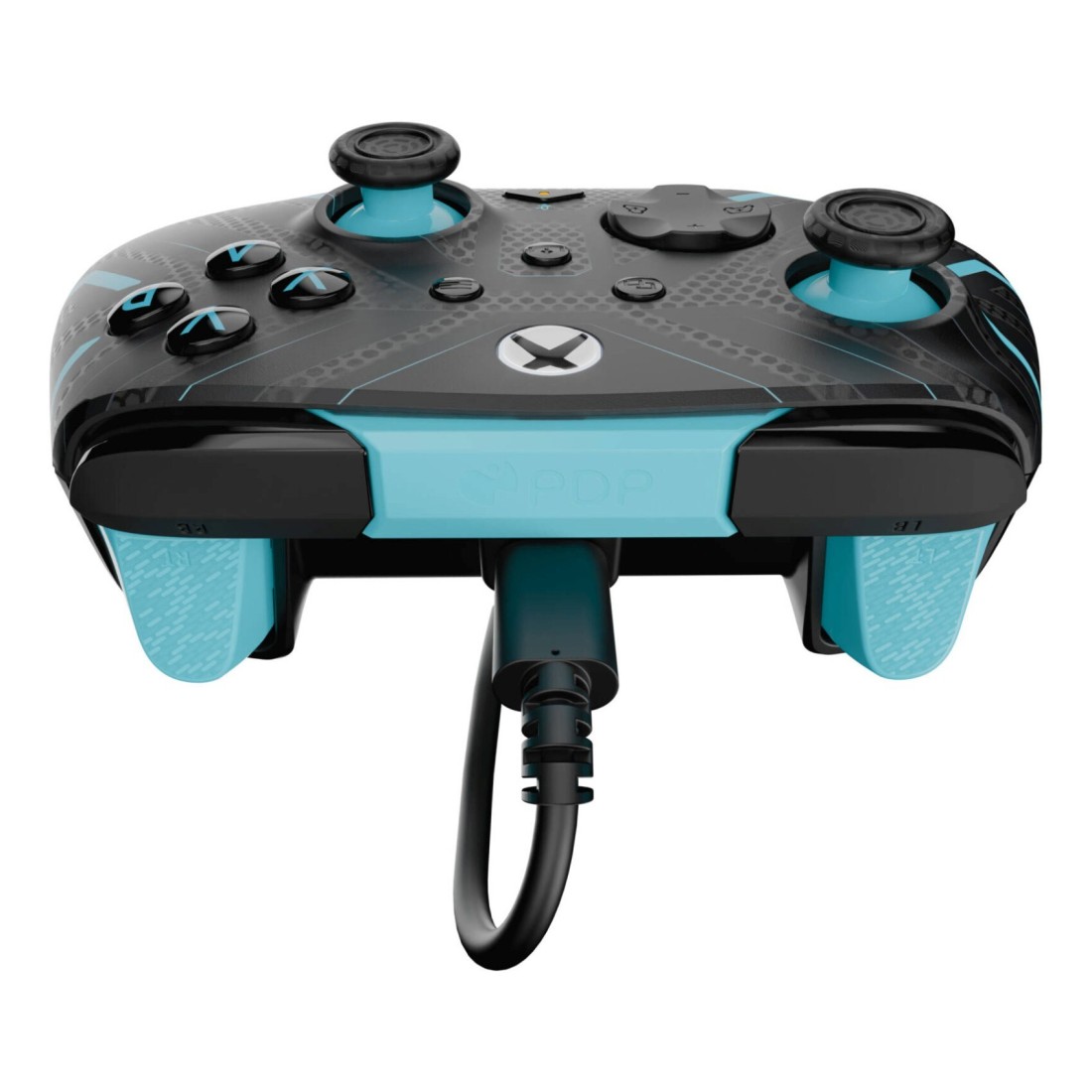 PDP Wired Rematch Controller for Xbox S and X Series Titan Steel Glow