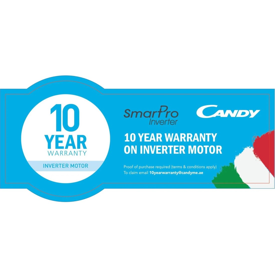 Candy SmartPro Inverter Washer CSO276TWMB-19 White 7kg