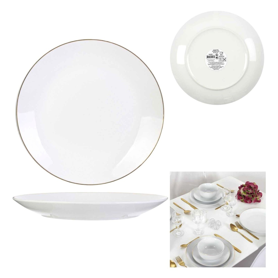 CMP M12 Golden Border Plate 26.5cm
