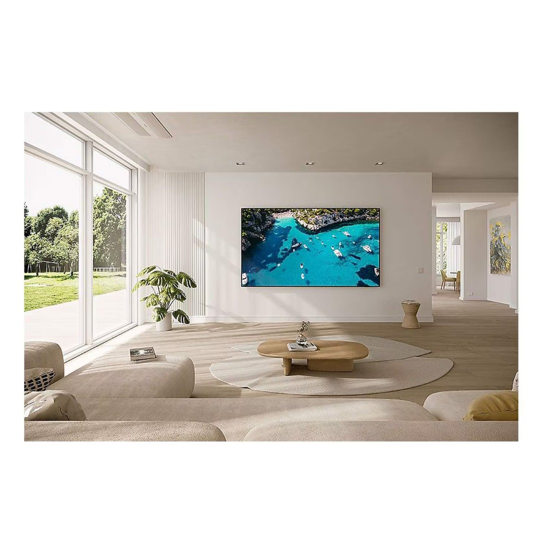 سامسونغ كريستال DU9000 تلفزيون LED ذكي UHD بحجم 98 بوصة UA98DU9000UXZN - أسود غرافيت