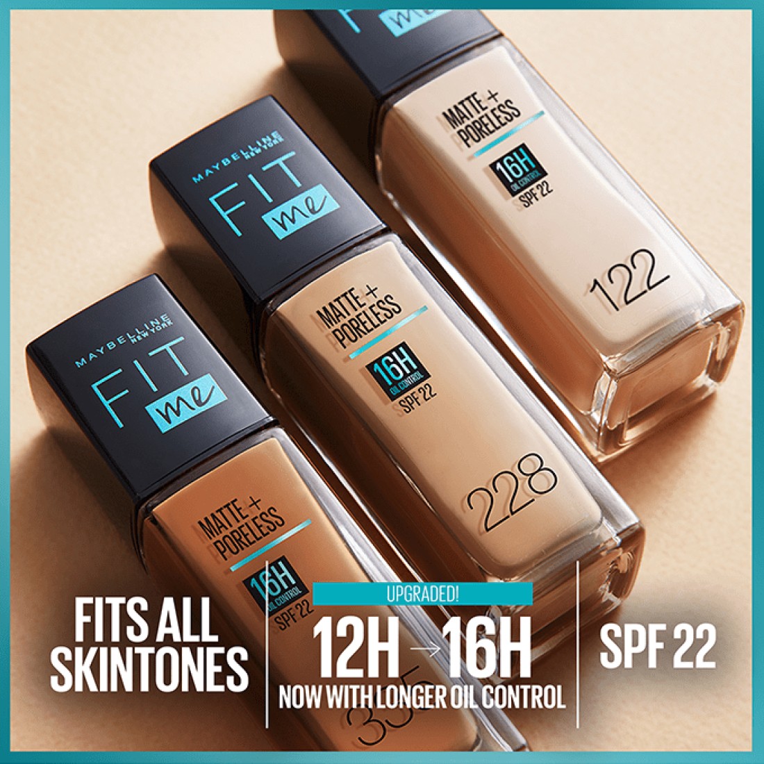 Maybelline Fit Me Matte + Poreless Liquid Foundation SPF22