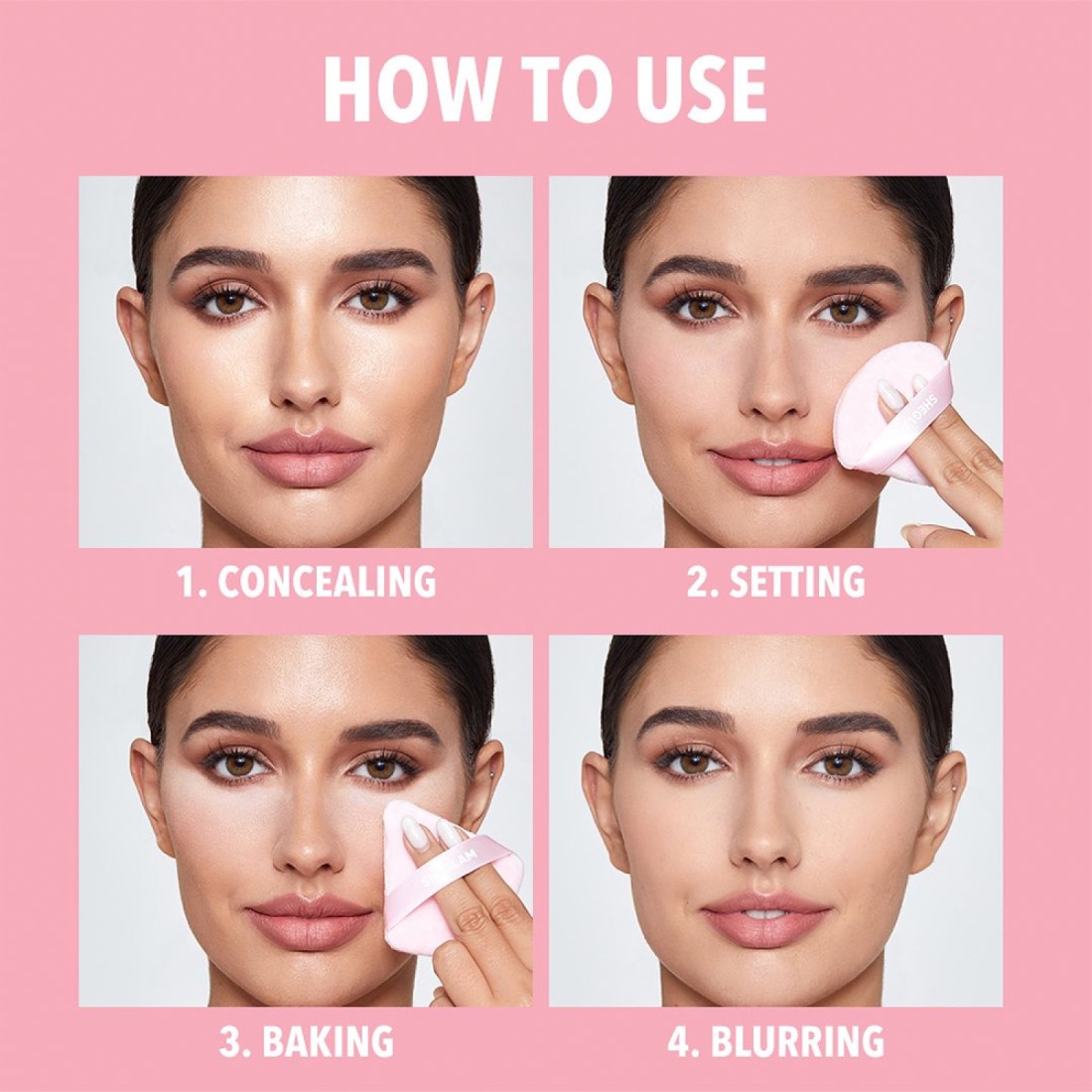 SHEGLAM Insta-Ready Face & Under Eye Setting Powder Duo