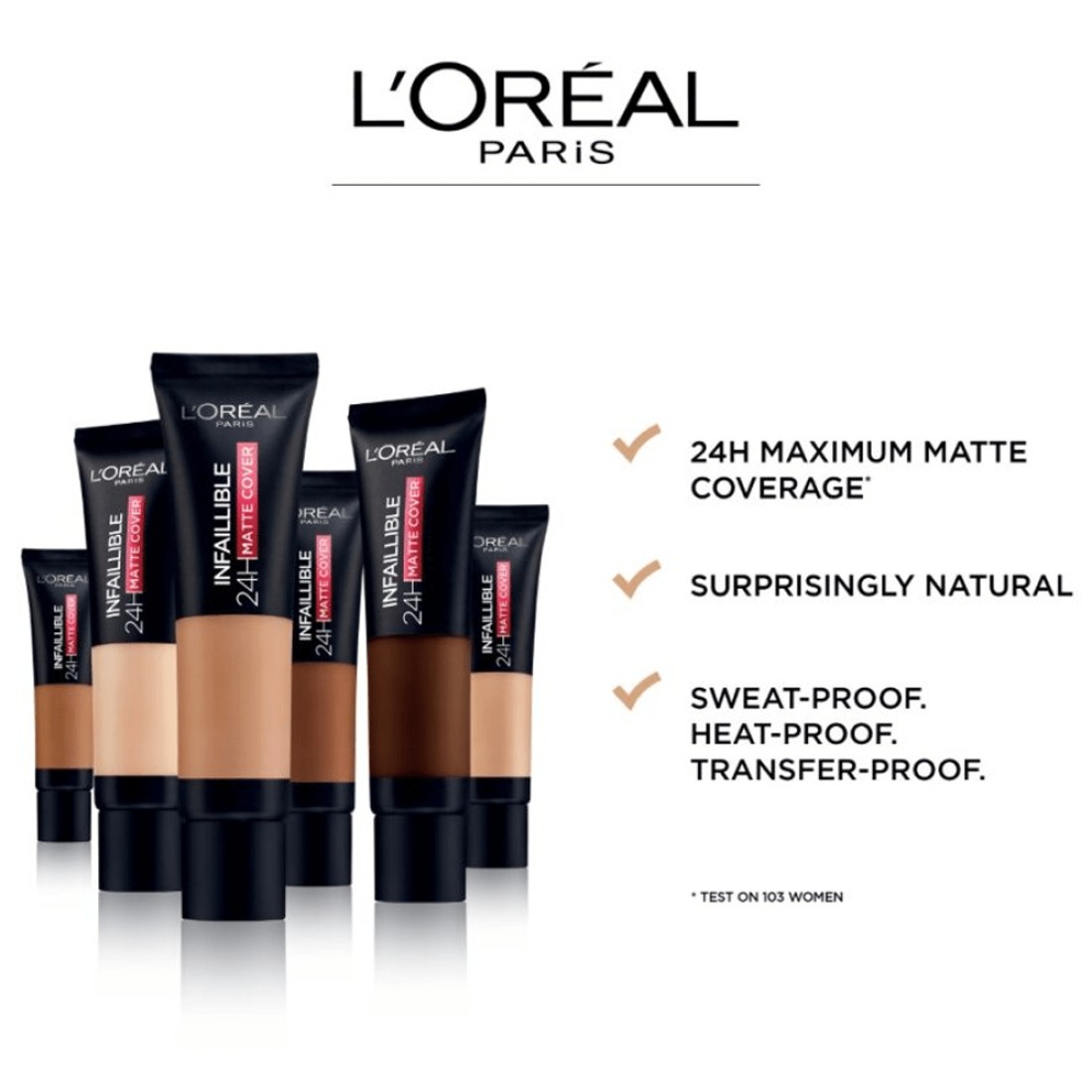 LOreal Paris Infallible 24H Matte Cover Foundation