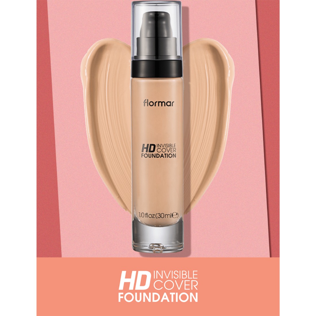 Flormar Invisible Cover Hd Foundation
