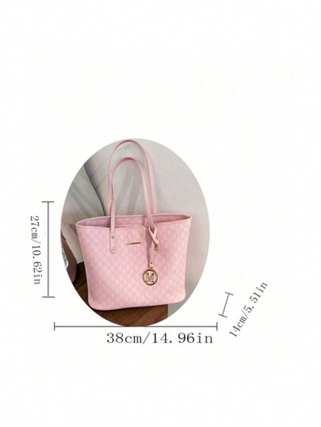 2023 New Fashion Women s Large Capacity Full Body Print Design Letter Pattern Decoration Design Double Handle Tote Bag Suitable For Work And Commuting School Bag Large Capacity Portable Classic Casual
