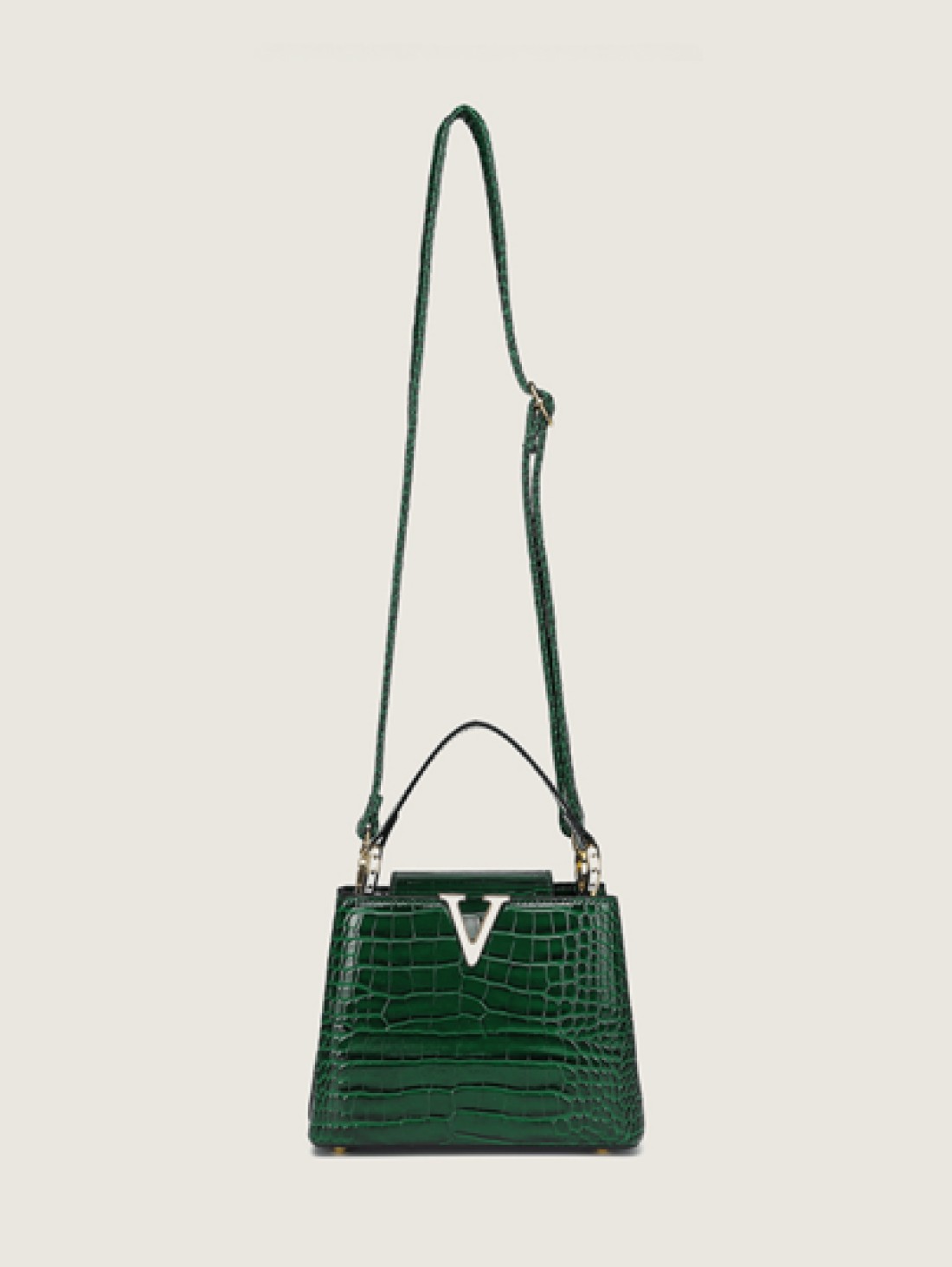 Luxury Brand Women s Handbag Crocodile Texture High Quality Shoulder Bag 2025 New Fashion Versatile Large Capacity Tote Bag Retro Casual Street Wear Minimalist Celebrity Style Glossy Shoulder Bag Blac