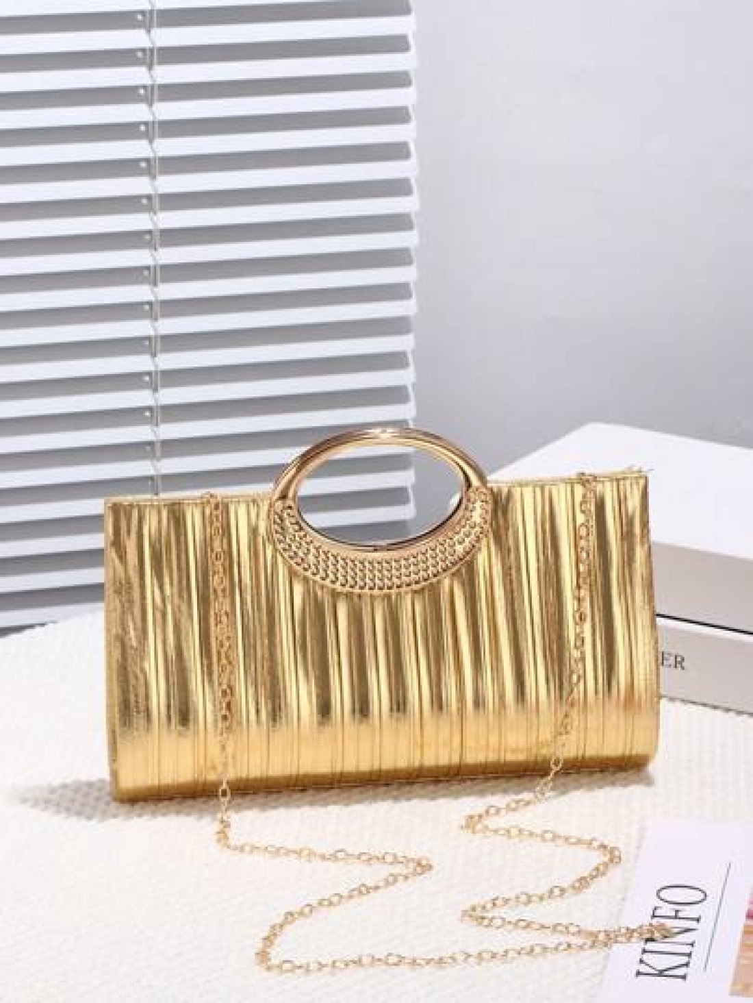 Sparkling Women s Evening Clutch Glitter Fabric Metal Accessories Decor Metal Chain Suitable For Wedding Banquet Party Prom Holiday Gift Formal Dress Matching Valentine s Day Gift Birthday Gift Perfec