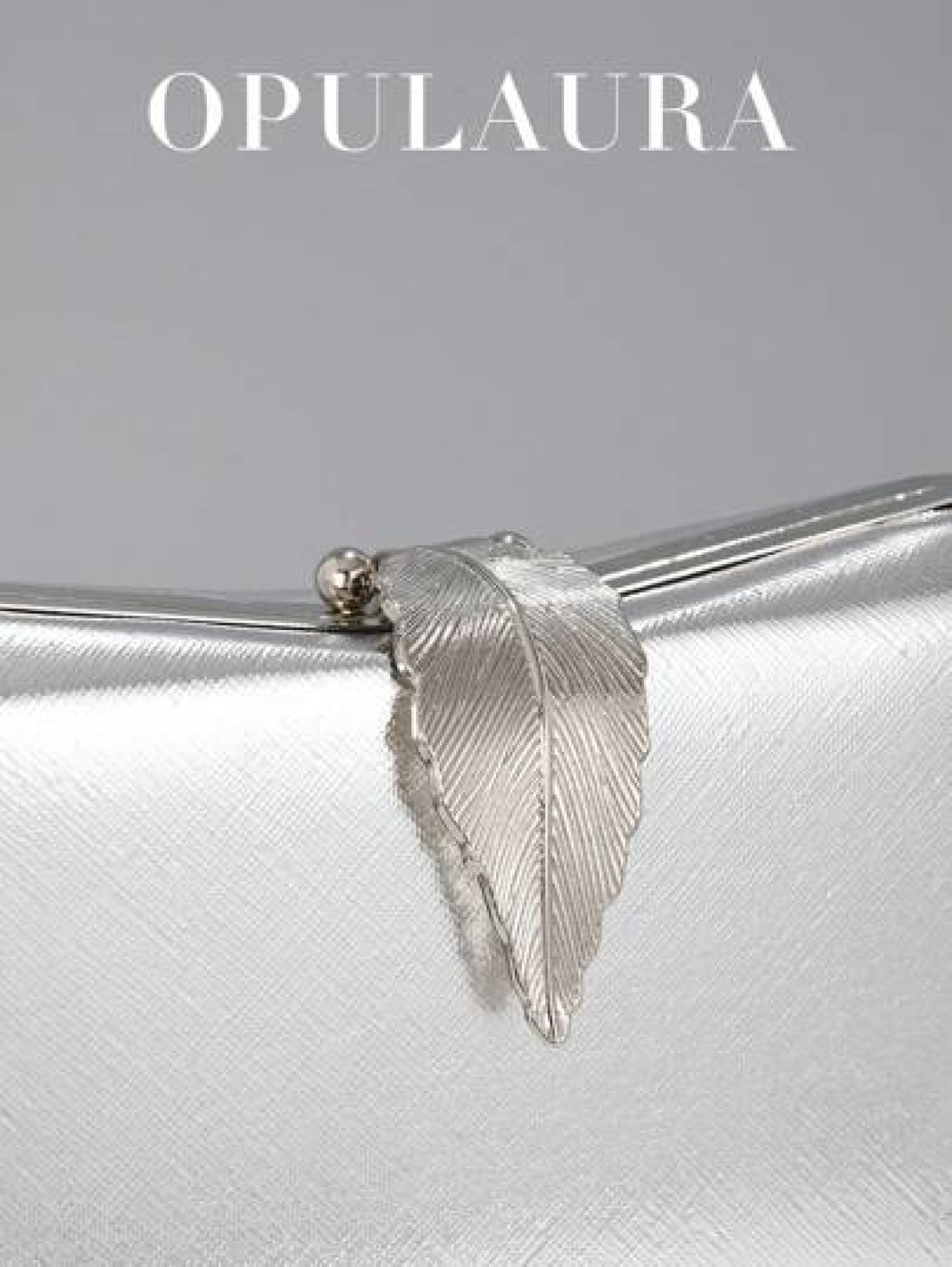 OpulAura Women s Metallic Clutch Bag Luxury Evening Handbag With Metal Leaf Clasp Decor Suitable For Parties Weddings Formal Events Prom Dresses Bridesmaids Dresses Perfect For Party Wedding Prom Dinn
