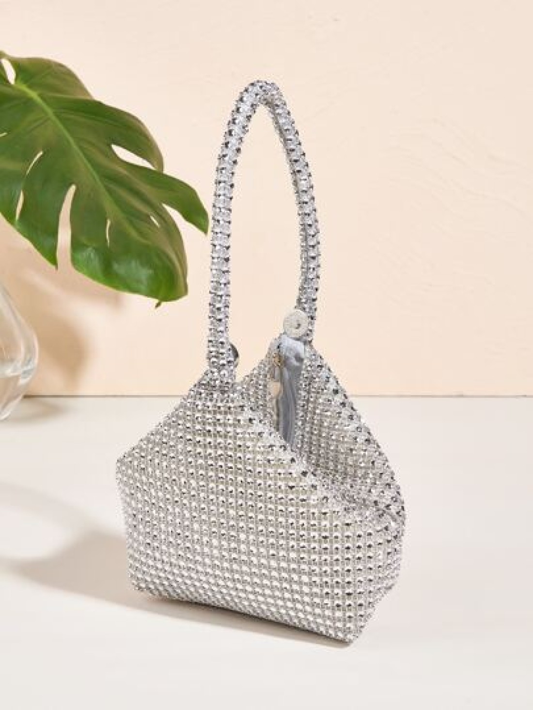 Vincy Glitter Handbag Glamorous Elegant Exquisite Quiet Luxury Glitter Bling Sequin Luxury Shiny Sequin Evening Bag Women s Clutch Bag For Ball For Party Rhinestone For Party Girl Woman Bride Perfect