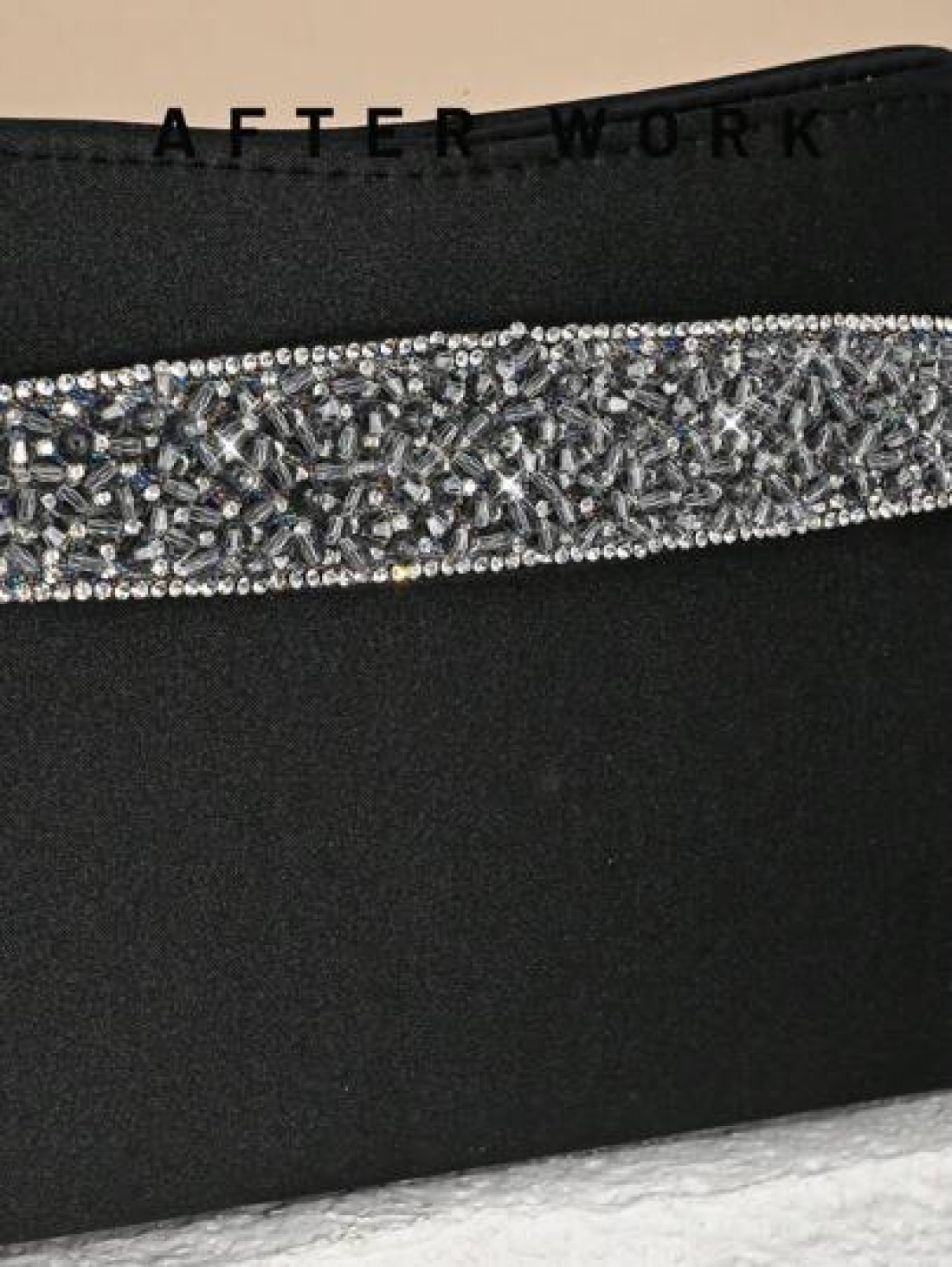 Women Elegant Satin Clutch Bag Rhinestone Decor Party Handbag Romantic Wedding Purse High End Mini Evening Dress Bag Suitable For Formal Party Ball Christmas Gala