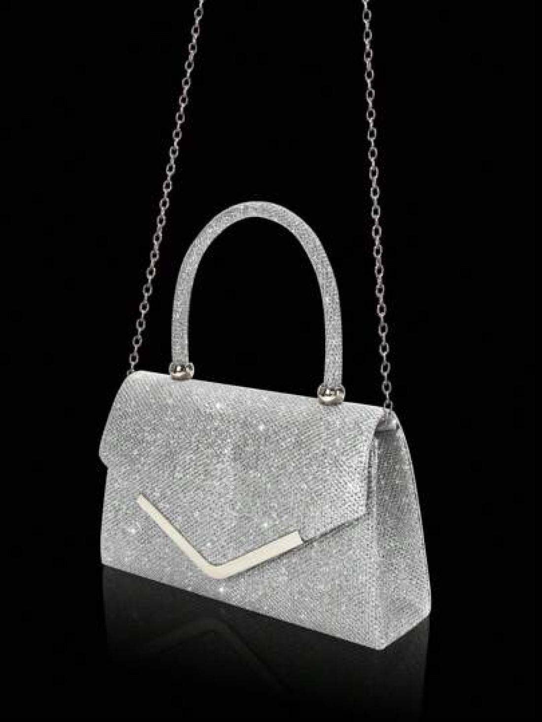 Shiny Elegant Fashionable Charming Rhinestone Flap Handbag Exquisite Women s Evening Bag Matched With Glitter Rhinestone Jewelry Three Pieces Set Luxurious And Exquisite Rhinestone Necklace Bracelet A