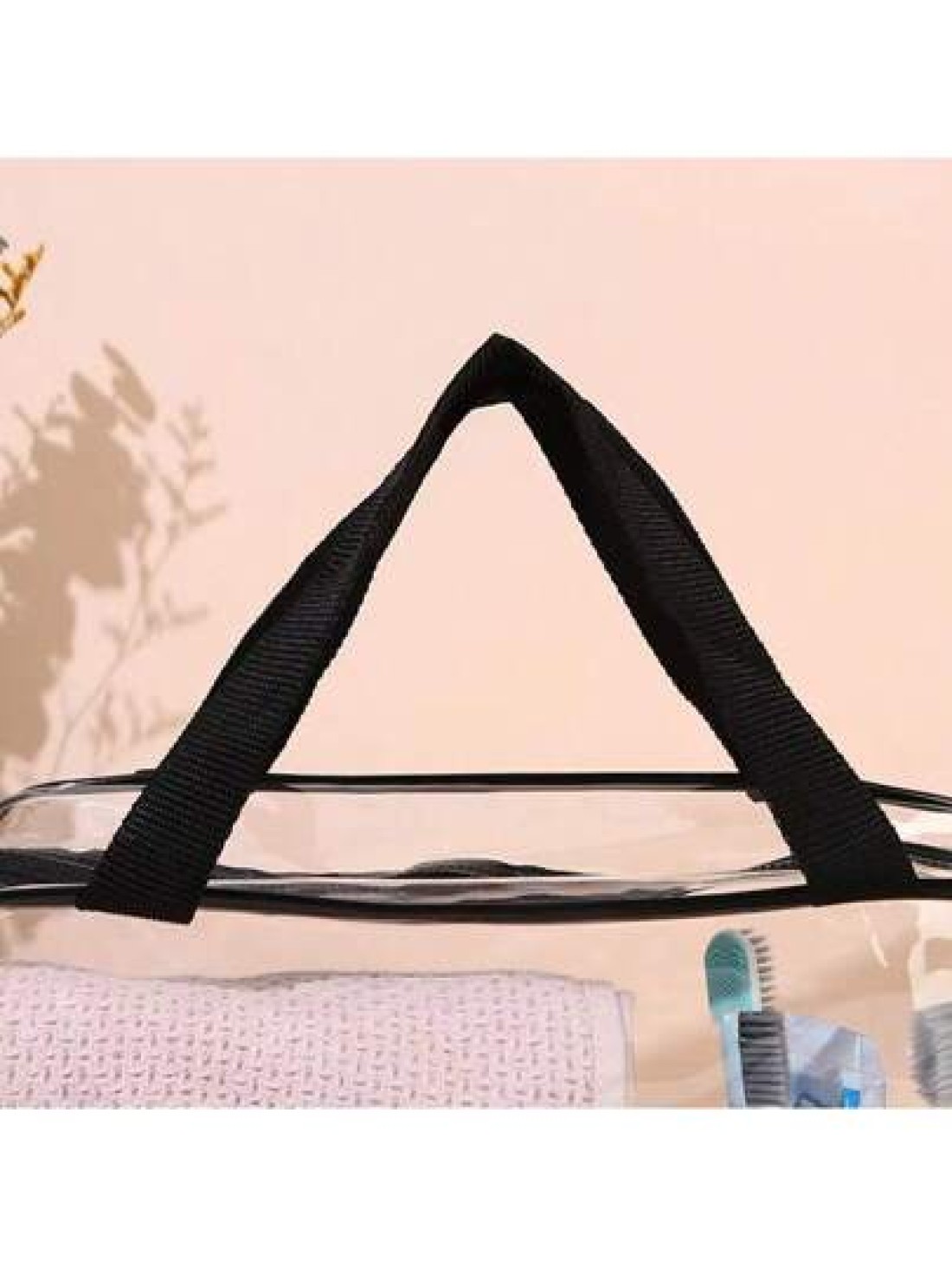 3Pcs Set Transparent Toiletry Bags Large Capacity Travel Organizer Storage Pouch Makeup Cosmetics Bag Multifunction Makeup Bag Beach Pool Spa Gym Bag Large Capacity Travel Toiletries Zipper Storage Ba