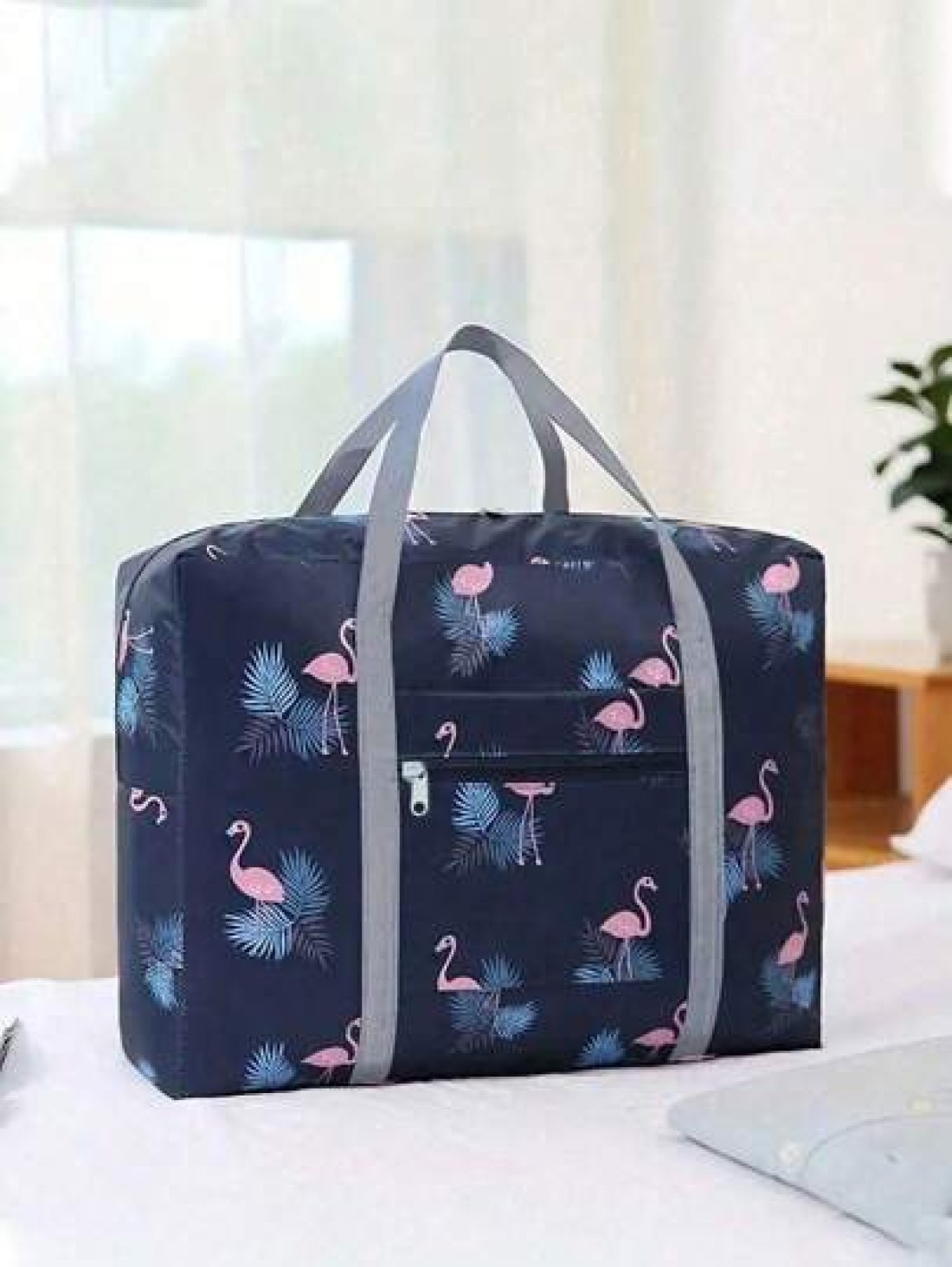 1pc Portable Foldable Travel Bag Reusable Cosmetic Storage Pouch Unisex Toiletry Organizer Large Capacity For Luggage Bathroom Travel Gift Holiday Wardrobe Vanity Summer Travel Vacation Home Bathroom
