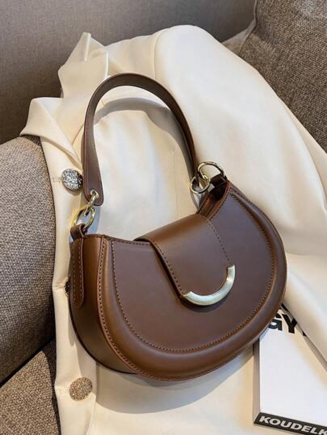 Women s Simple PU Handbag Shoulder Bag Crossbody Bag Clutch Bag Multifunctional Bag