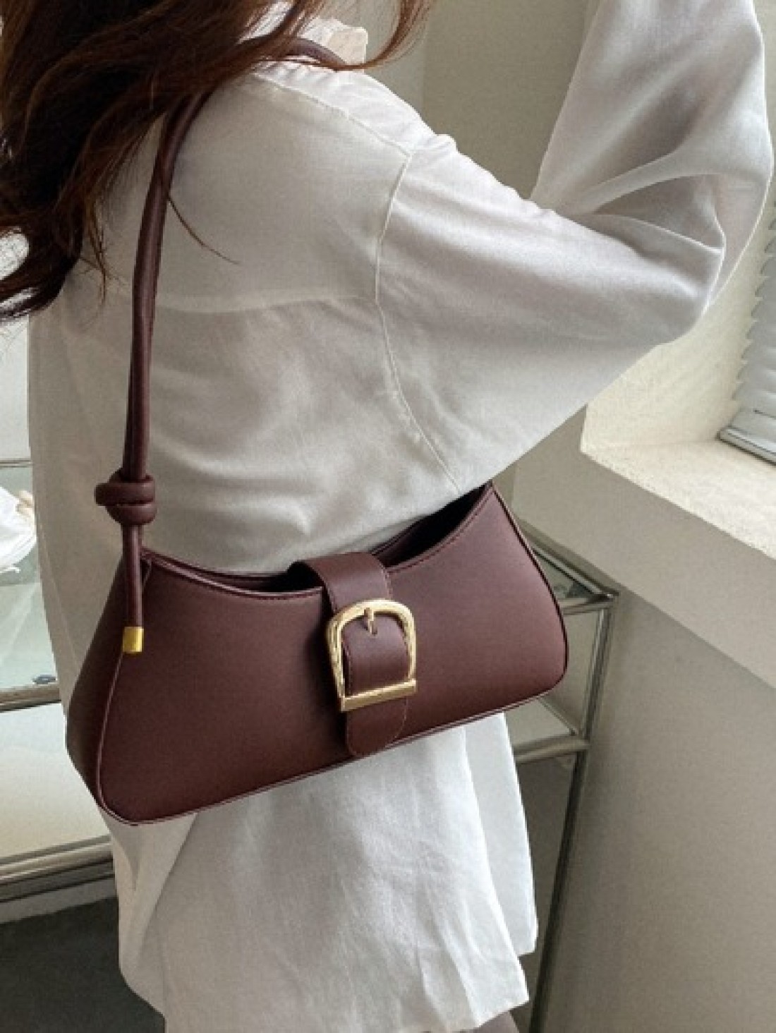 Buckle Decor Bag