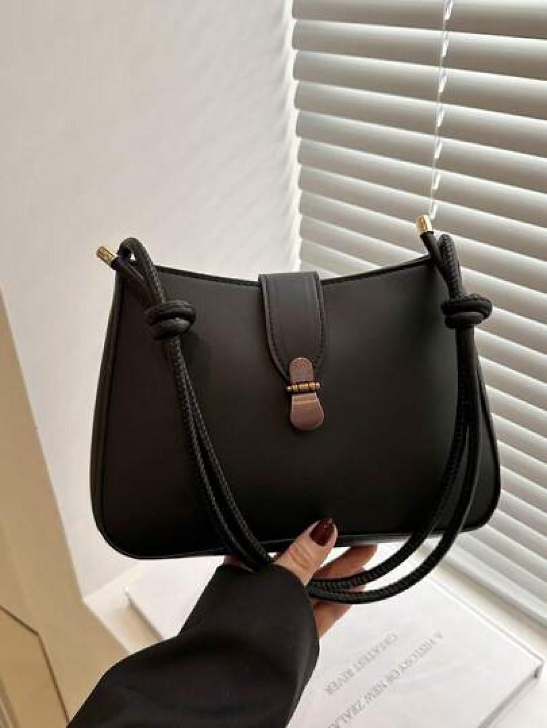 1pc Women s Minimalist All Match Underarm Bag High End Fashion Retro Large Capacity Petite Square Handbag Lightweight Casual Shoulder Tote Bag Suitable For Outing Shopping Gift