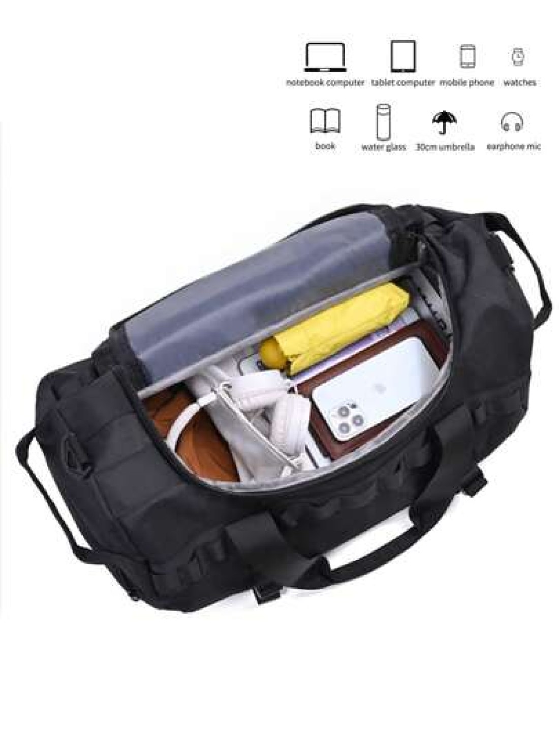 Extra Large Multi Purpose Travel Bag Hand Carry Backpack For Men High Capacity Duffle Bag Moving Storage Outdoor Gear With Trunk Organizer Graduation Camping