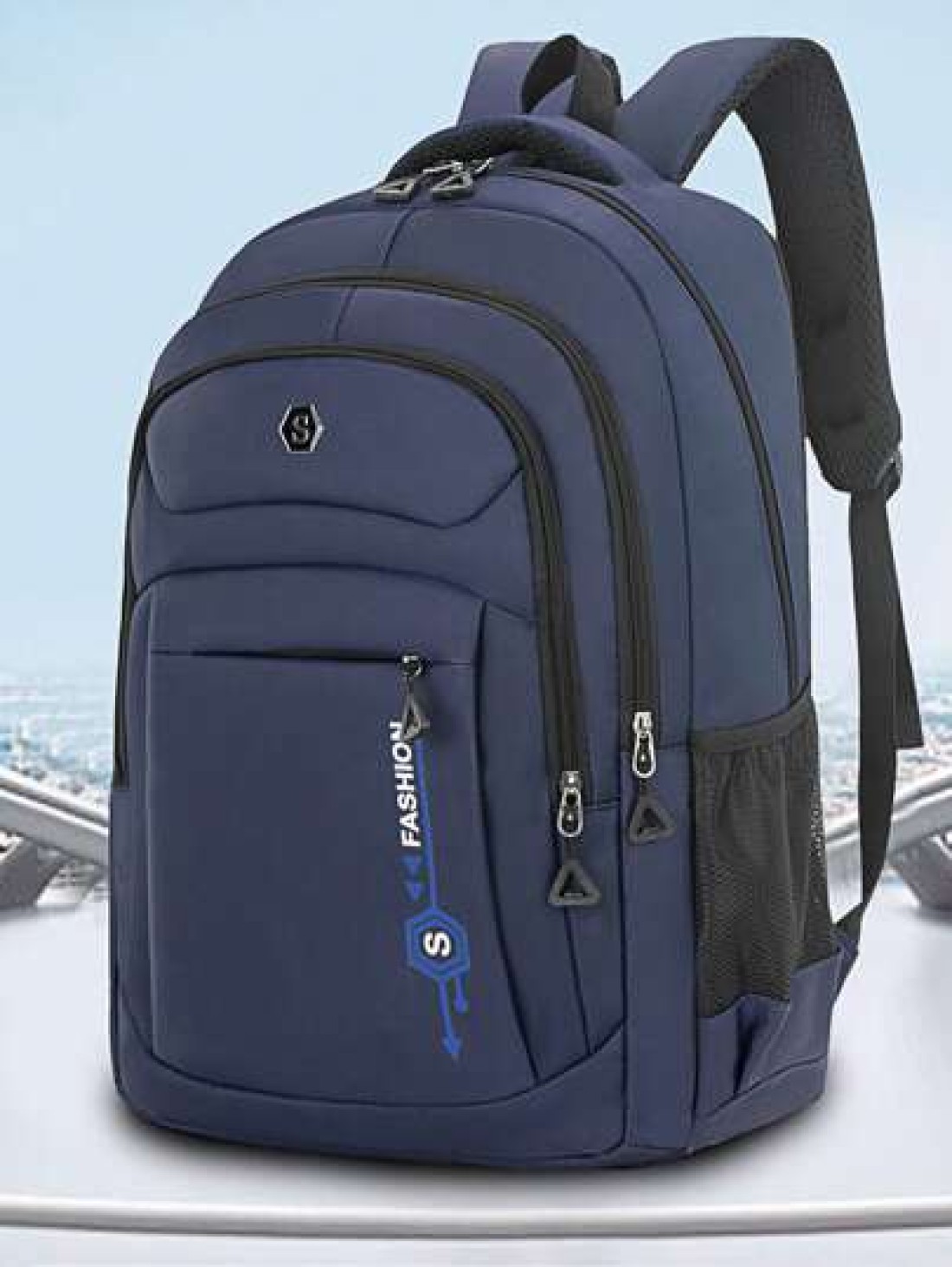 1pc Travel Business Laptop Backpack For 15 6 Inch PC Casual Sport Style Nylon Backpack For Men Large Student Bag Lightweight Multi Function Travel Bag Easy Storage Day Bag Stylish Business Travel Bag