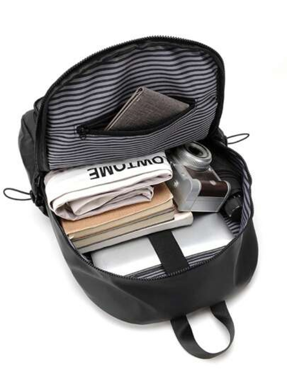 Black Waterproof Backpack Laptop Bag School Backpack For Men