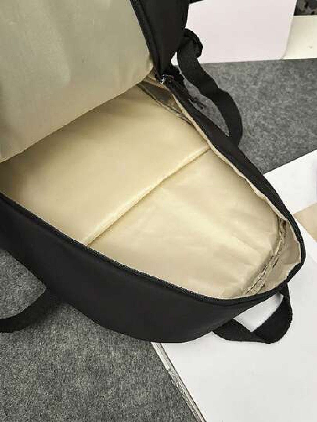 Men s Black Graphic Print Flap Large Capacity Travel Backpack Middle School Student Campus Bag Boys Rucksack