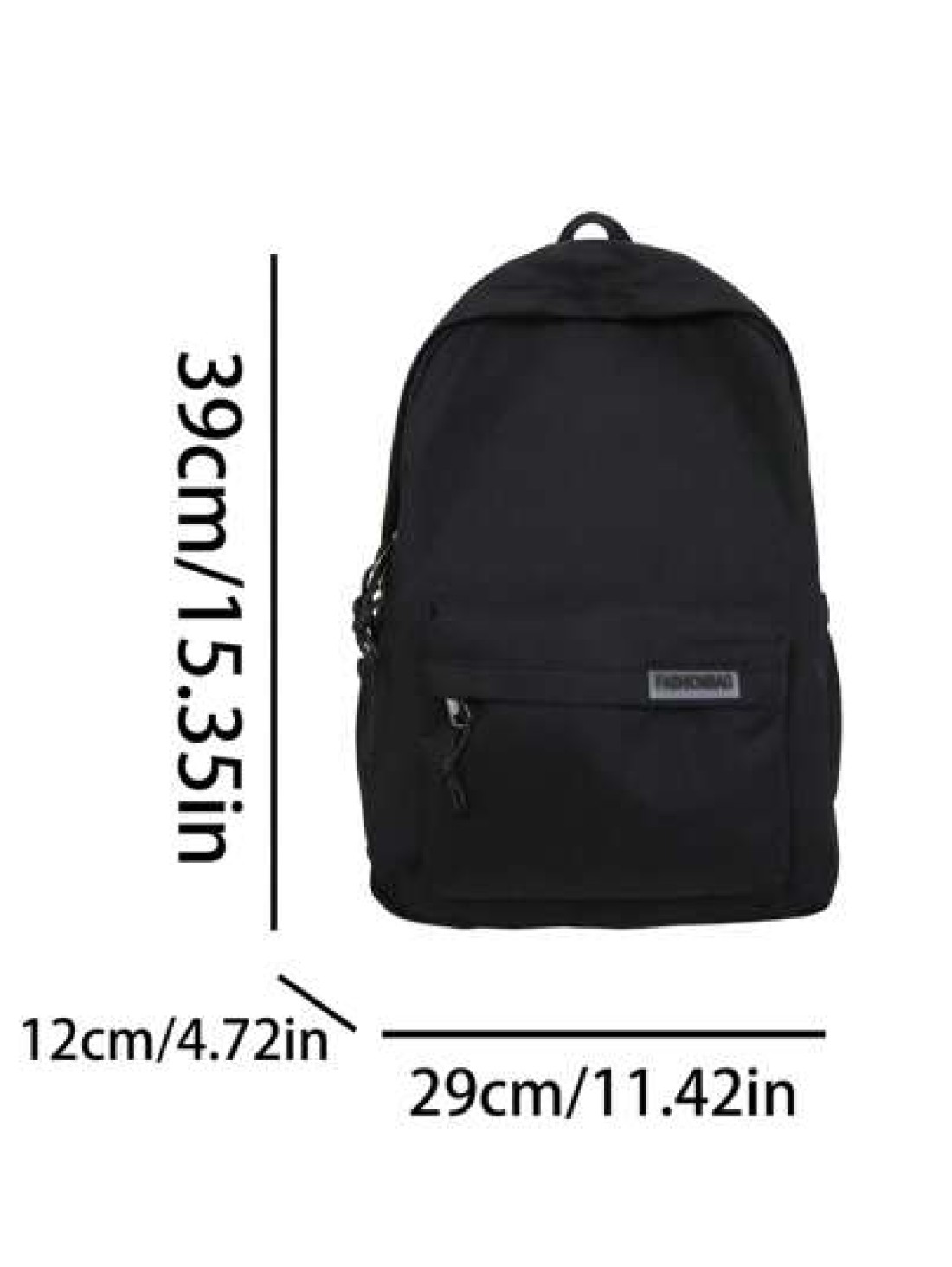 Large Capacity Solid Color Men s Backpack Fashionable And Simple Travel Bag Suitable For Casual Use Japanese Style Student And Commuter Backpack Unisex