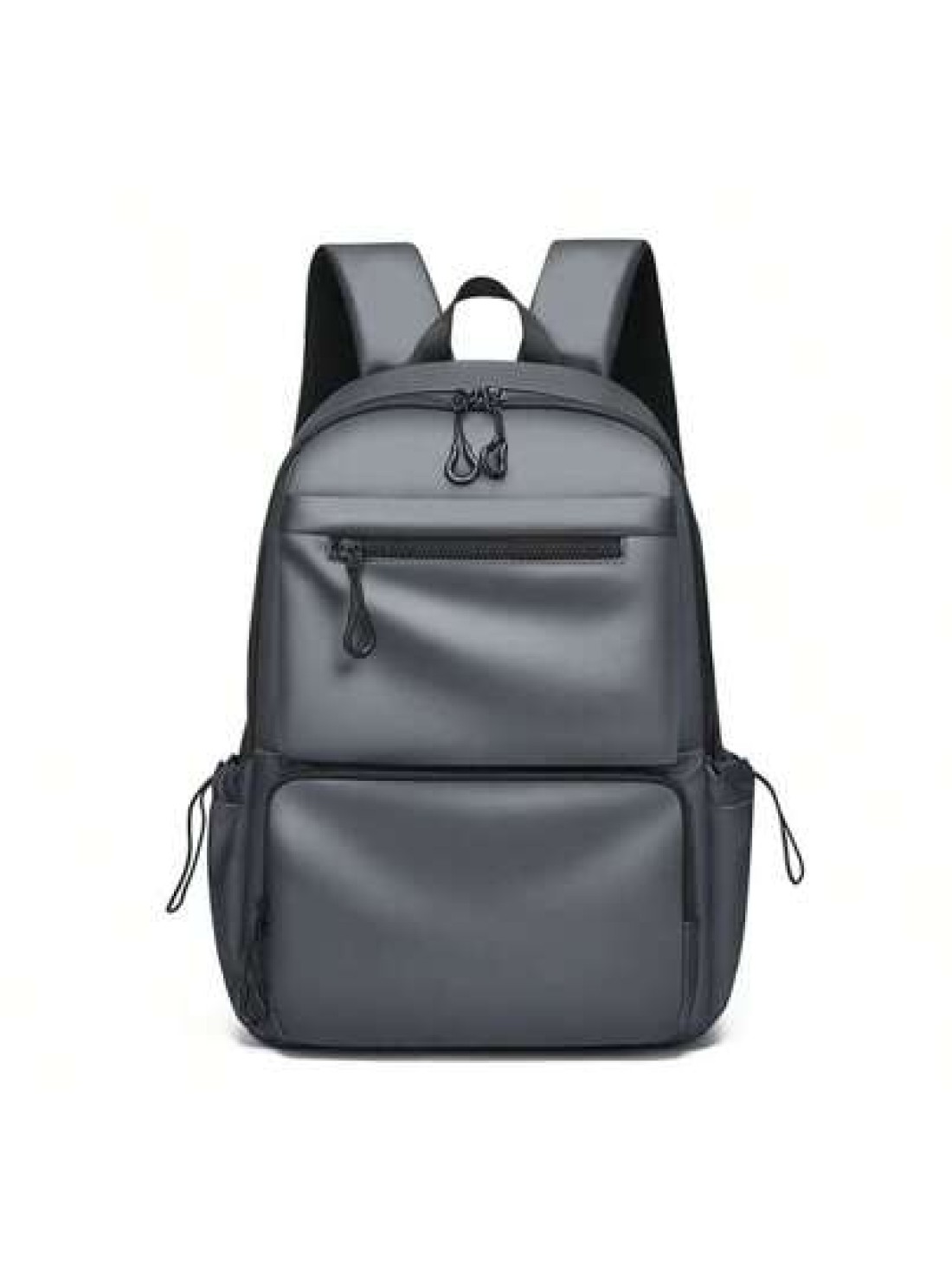 Men s Backpack For Casual Travel Laptop Compartment Korean Fashion Stylish Student Schoolbag Solid Color Rucksack