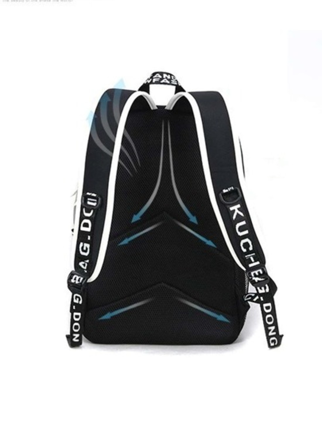 Simple Lightweight Fluorescent Luminous Patterned Backpack Sling Bag Fabric Water Resistant With Large Capacity And Adjustable Shoulder Strap For College High School Male Rucksack Fathers Day Universi