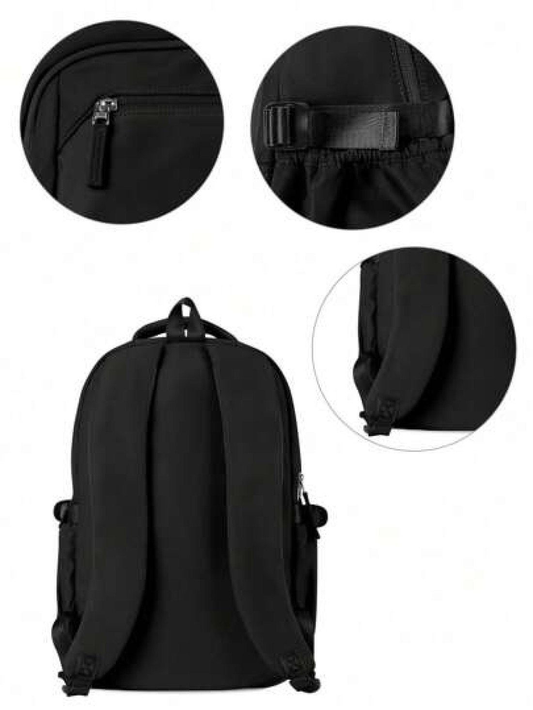 Schoolbag For Lightweight Large Capacity Water Resistance Nylon Fabric Carry On Backpack Travel Backpack Computer Short Distance Business Backpack Fits15 6 Inch Laptop For Travel Business Vacation Hol