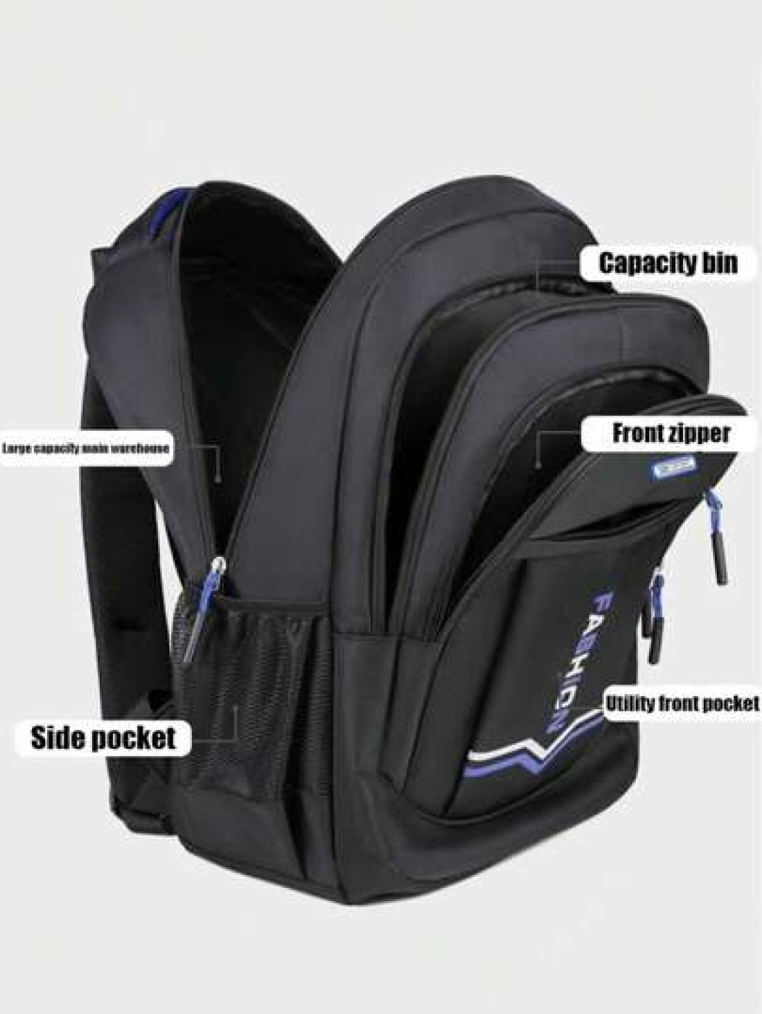 Outbound Work Luggage Backpack Male Large Capacity Business Travel High Grade Travel Backpack Large School Backpack Students Commute Book Bag School Bag School Supplies Gifts Fall Christmas Student Da
