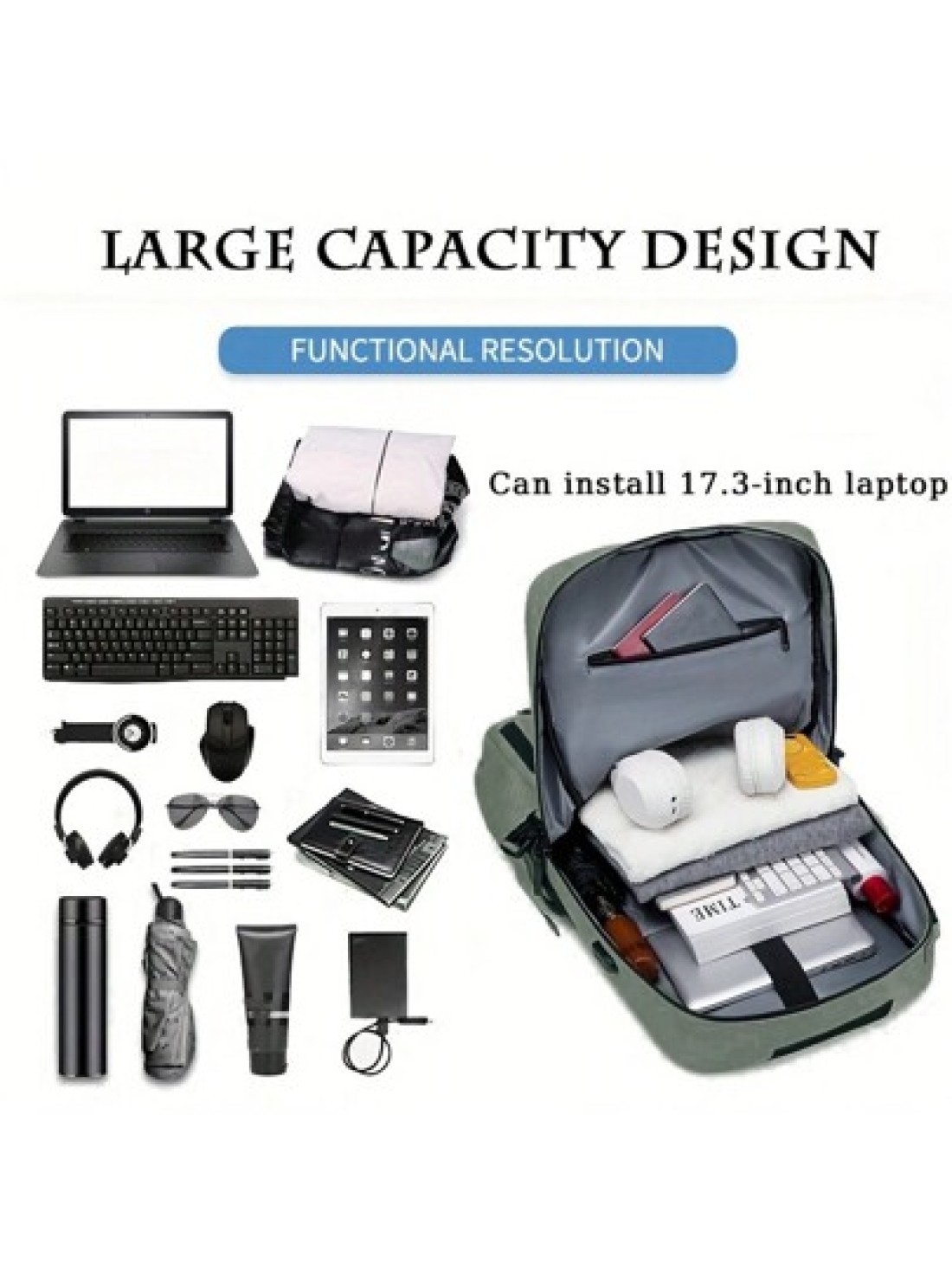 1 Piece Set Stylish Backpack Hiking Backpack Stylish Casual Backpack With Shoe Compartment And Charging Port Lightweight Large Capacity Can Accommodate 17 Laptop Bag School Bag Backpack Winter Christm