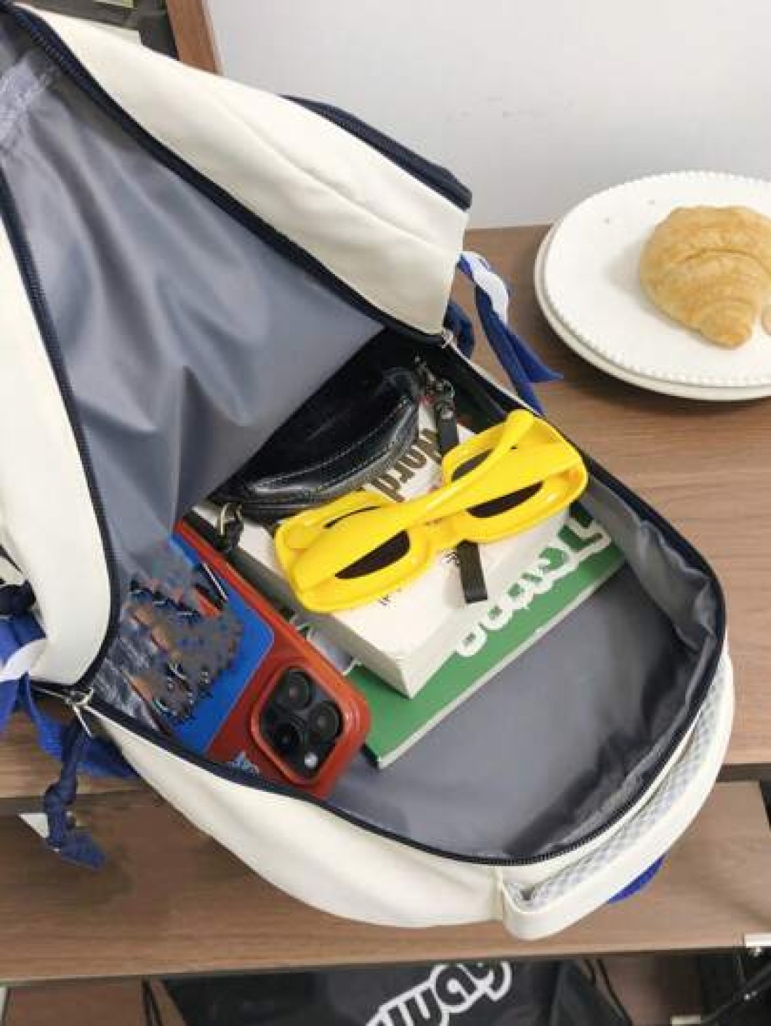 New Fashionable Large Capacity Color Blocking Versatile Large Capacity Backpack Korean Version Multi Pocket Commuting Backpack