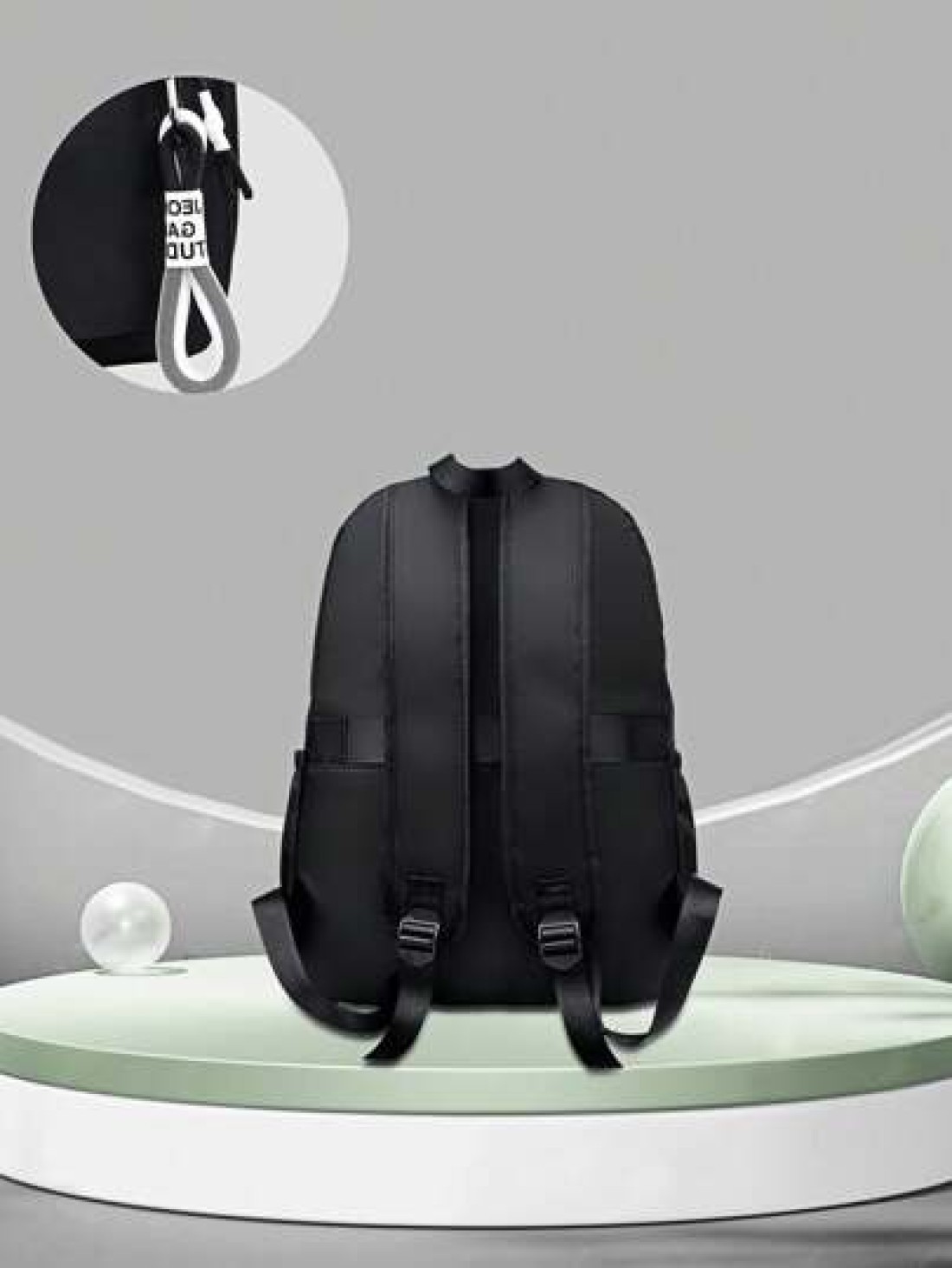 1pc Fashion Simple Casual Solid Color Large Capacity Backpack School Student Backpack Daily Backpack Lightweight Laptop Bag School Bag Shoulder Bag Graduate Student Business Outdoor Hiking Bag Back To