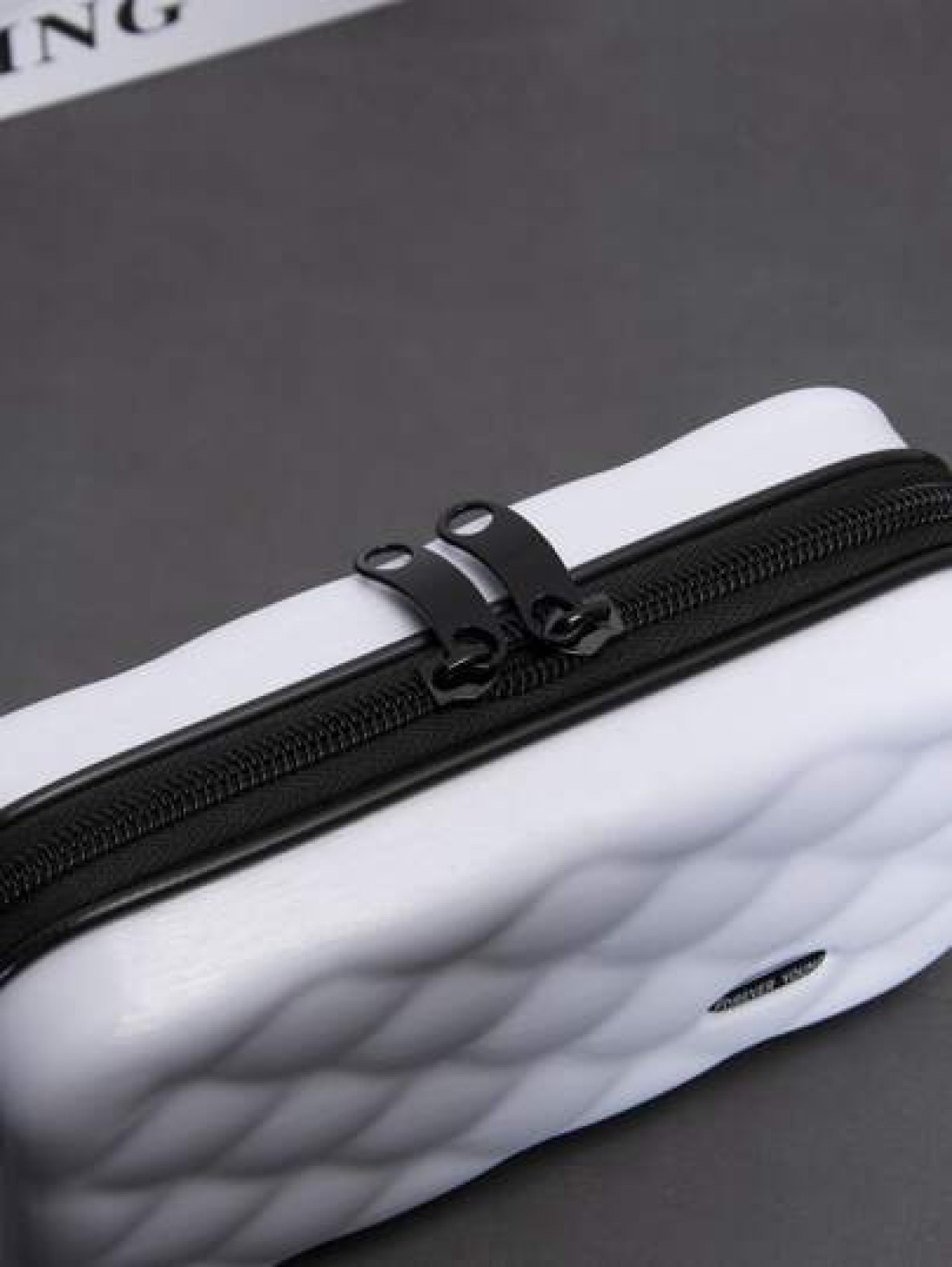 Mini Simple Rhombus Crossbody Bag Shoulder Bag Water Resistant PVC Hard Shell Bag For Men Casual And Versatile College Bag Summer Dad Bag For School Multi Functional Messenger Bag Sling Bag Student La