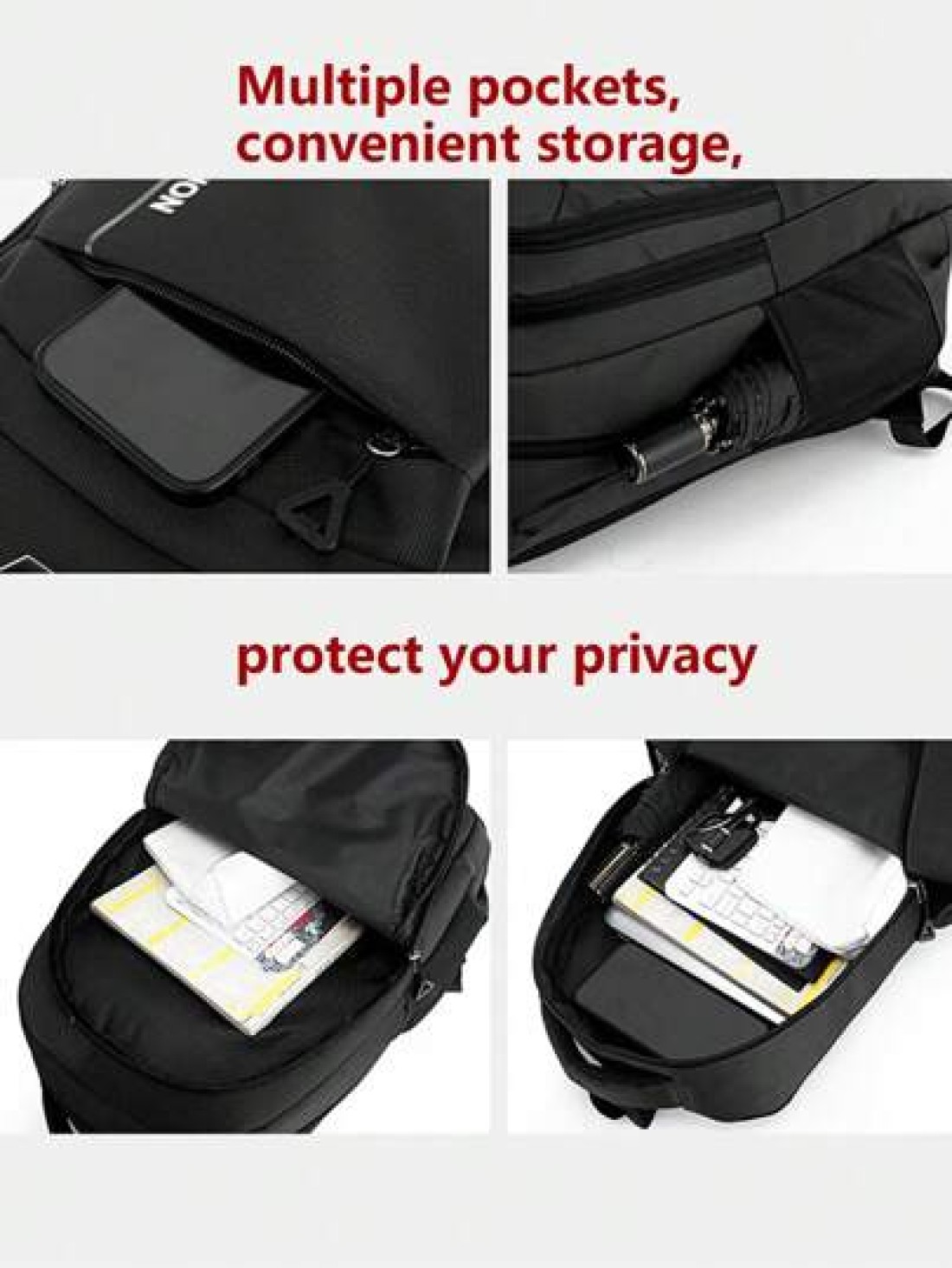 Leisure Sports Style Nylon Backpack Can Hold 15 6In Computer Bag Large Capacity School Bag Lightweight Multi Functional Travel Bag Convenient Storage Day Bag Fashion Business Trip Bag Suitable For Stu