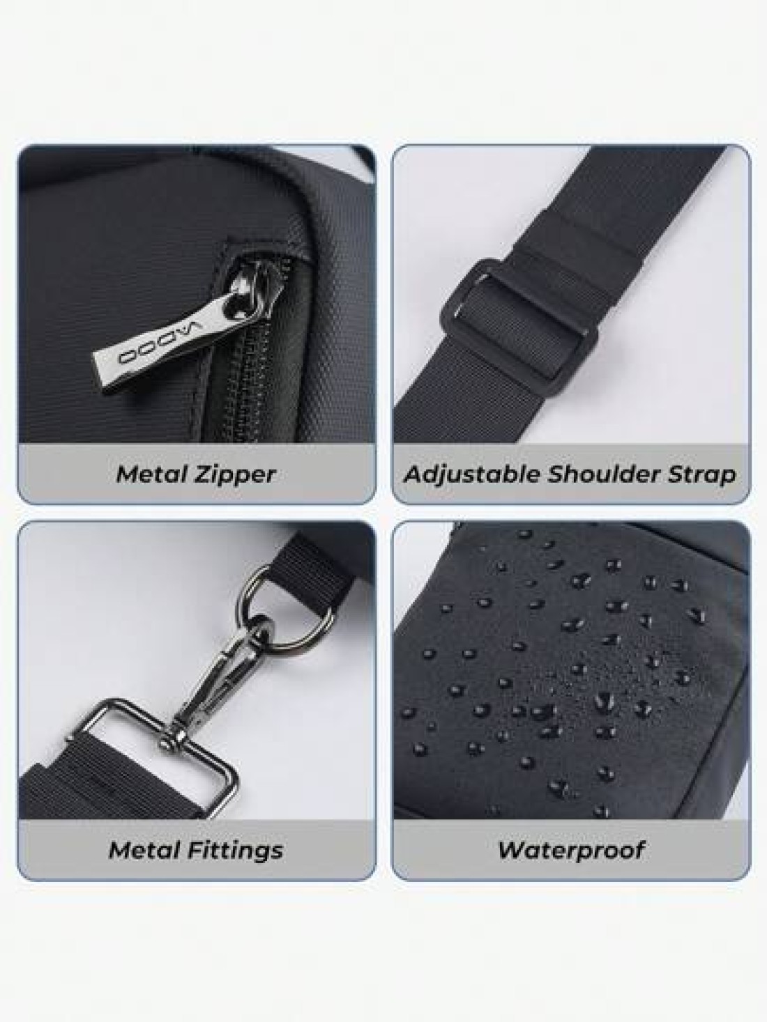 One Shoulder Sling Cross Body Bag Anti RFID Small Waist Pouch Lightweight Chest Phone Mini Bag Suitable For Travel And Leisure