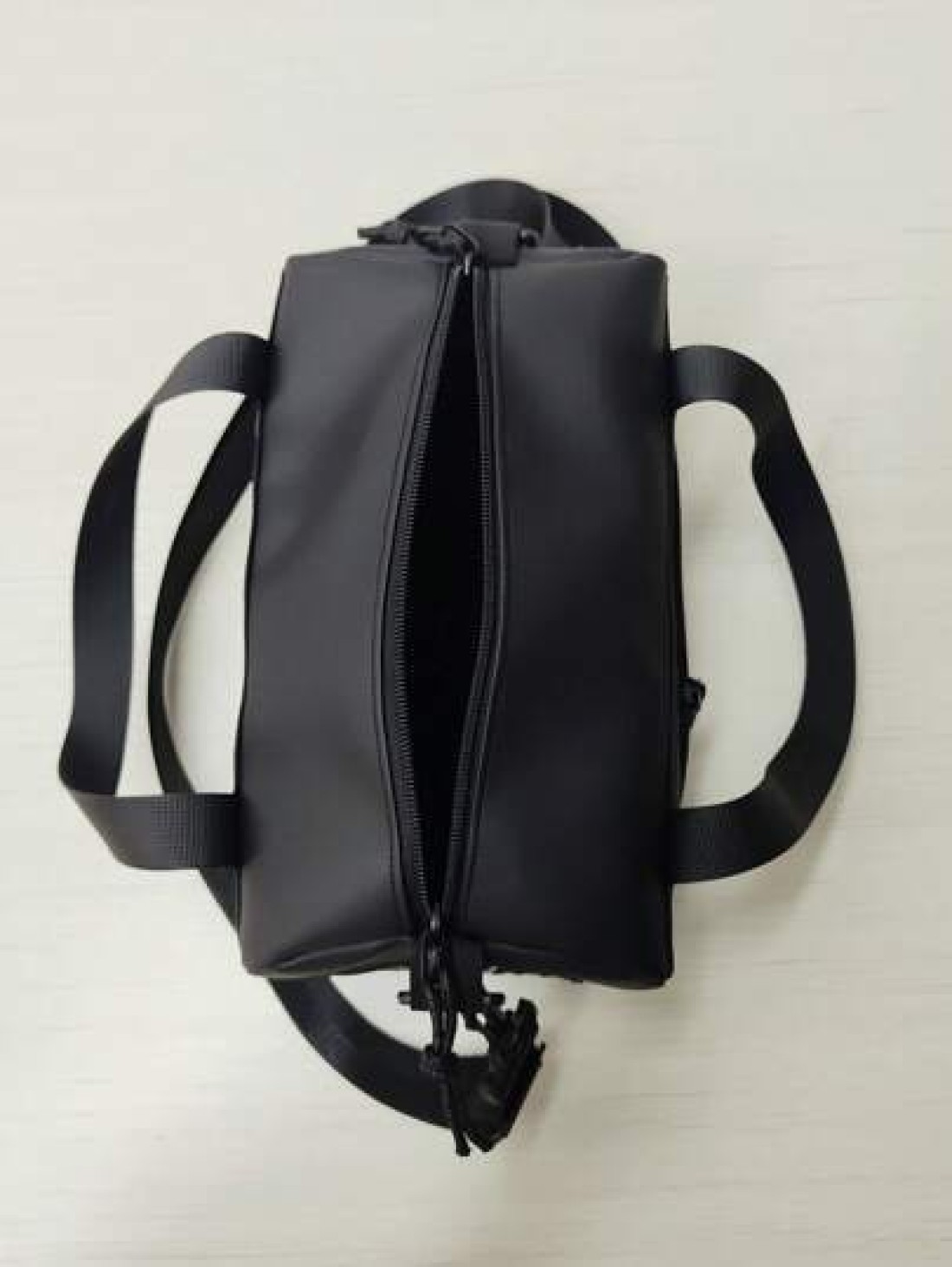 Casual Crossbody Bag For Men Sports Messenger Bag Shoulder Bag Gym Bag Courier Bag Adjustable Strap Backpack Black
